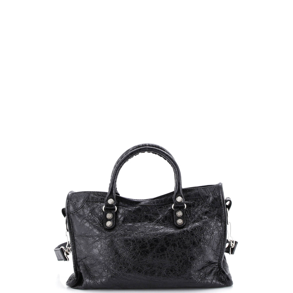 Logo Strap City Classic Studs Bag Leather Mini