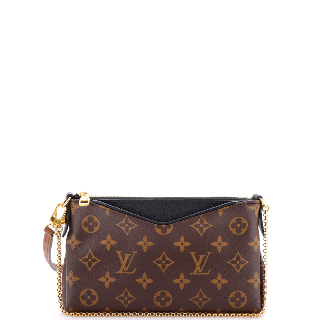 Pallas Clutch Monogram Canvas with Leather