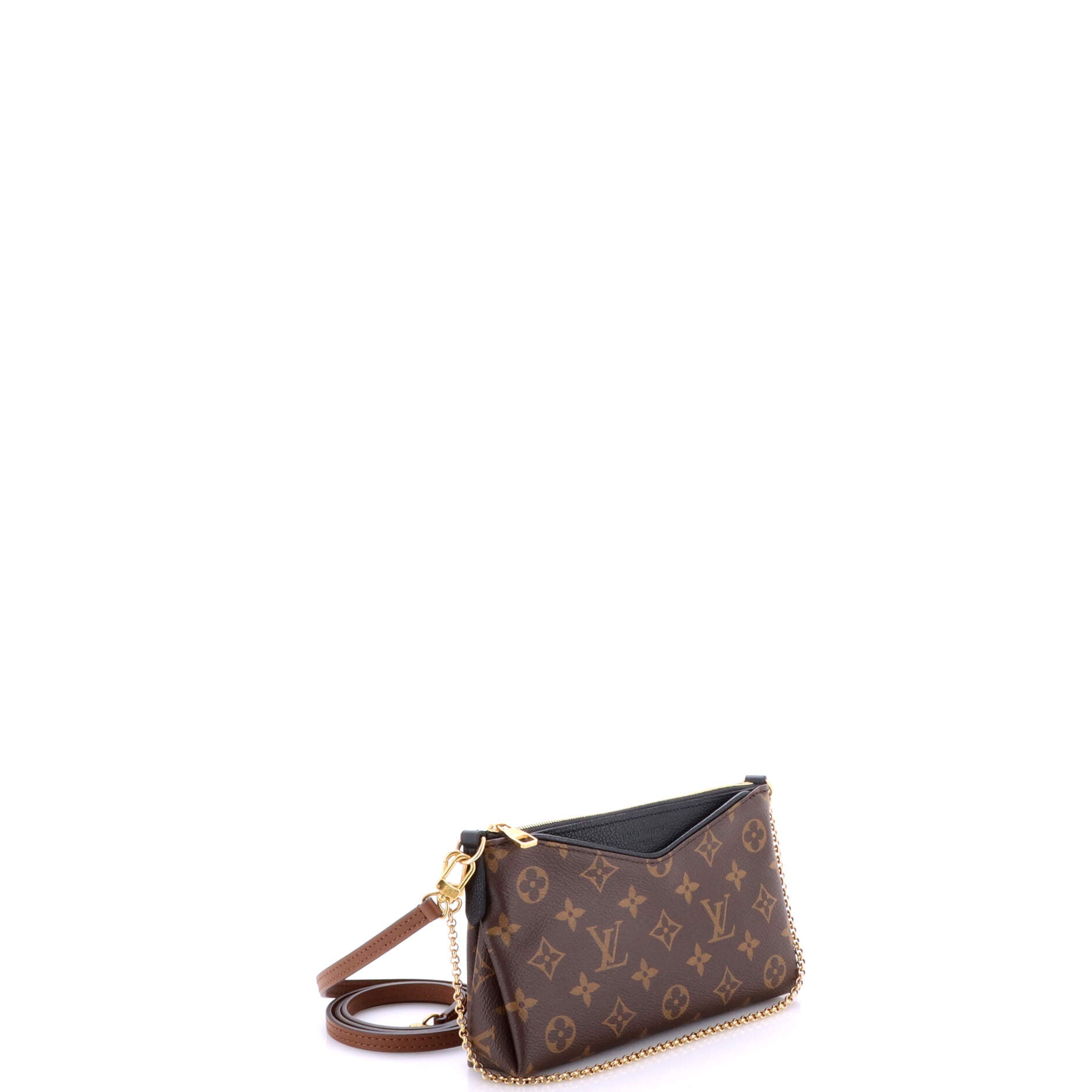 Pallas Clutch Monogram Canvas with Leather