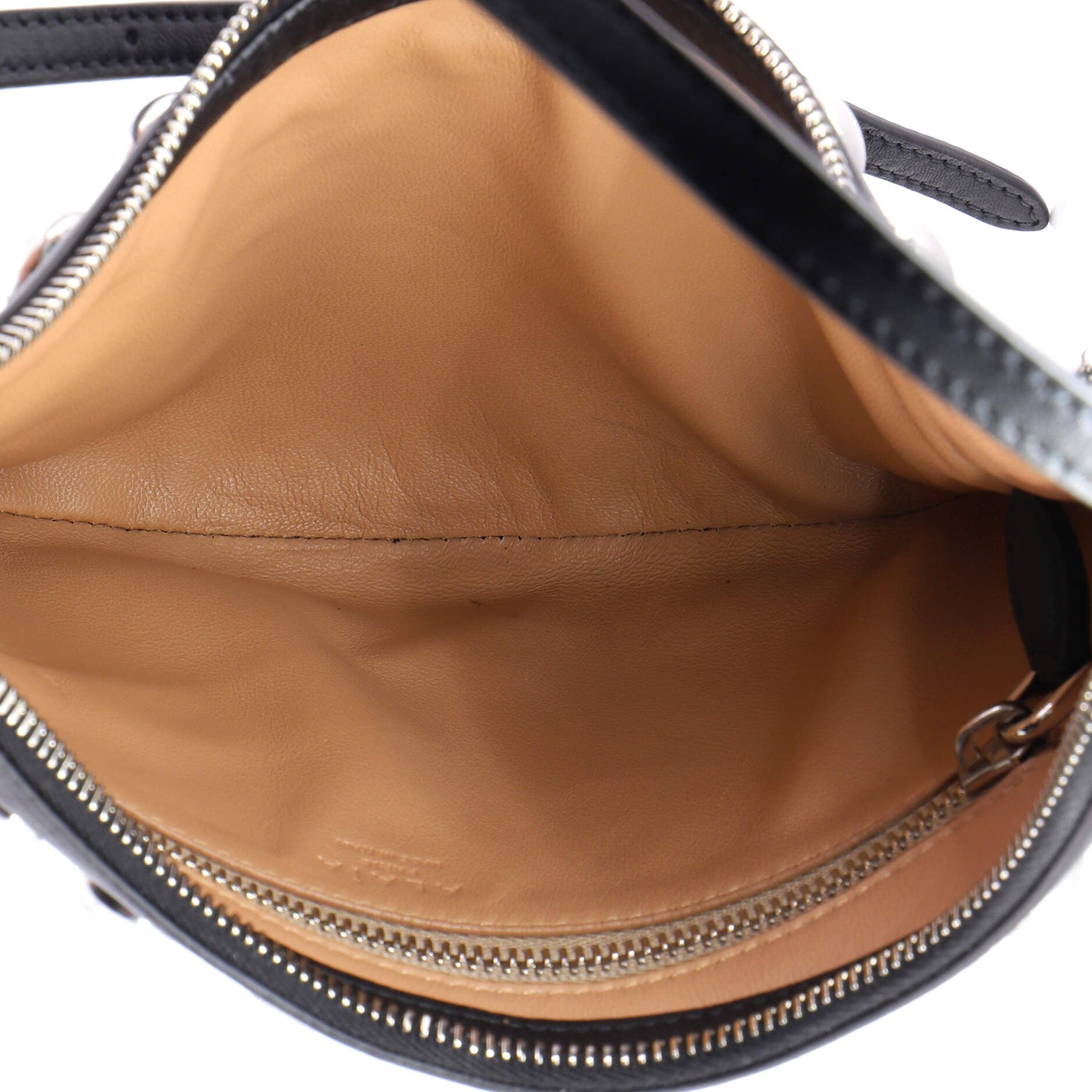 Half Moon Bag Studded Leather Small
