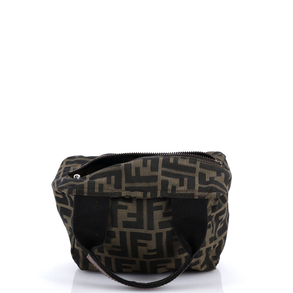 Vintage 1925 Cosmetic Tote Zucca Canvas Mini