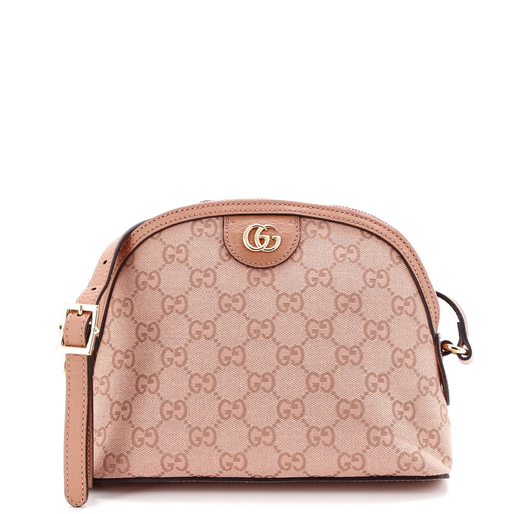 Ophidia Dome Shoulder Bag GG Canvas Small