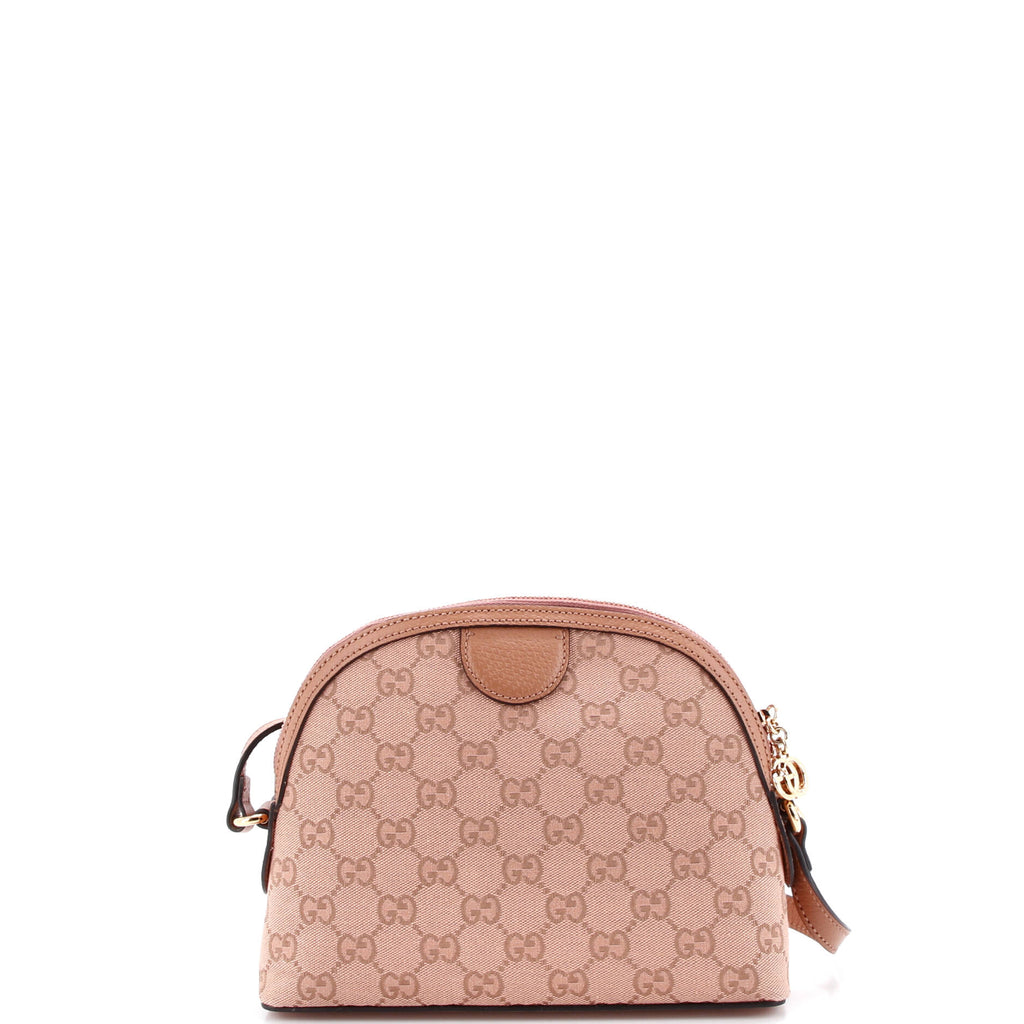 Ophidia Dome Shoulder Bag GG Canvas Small