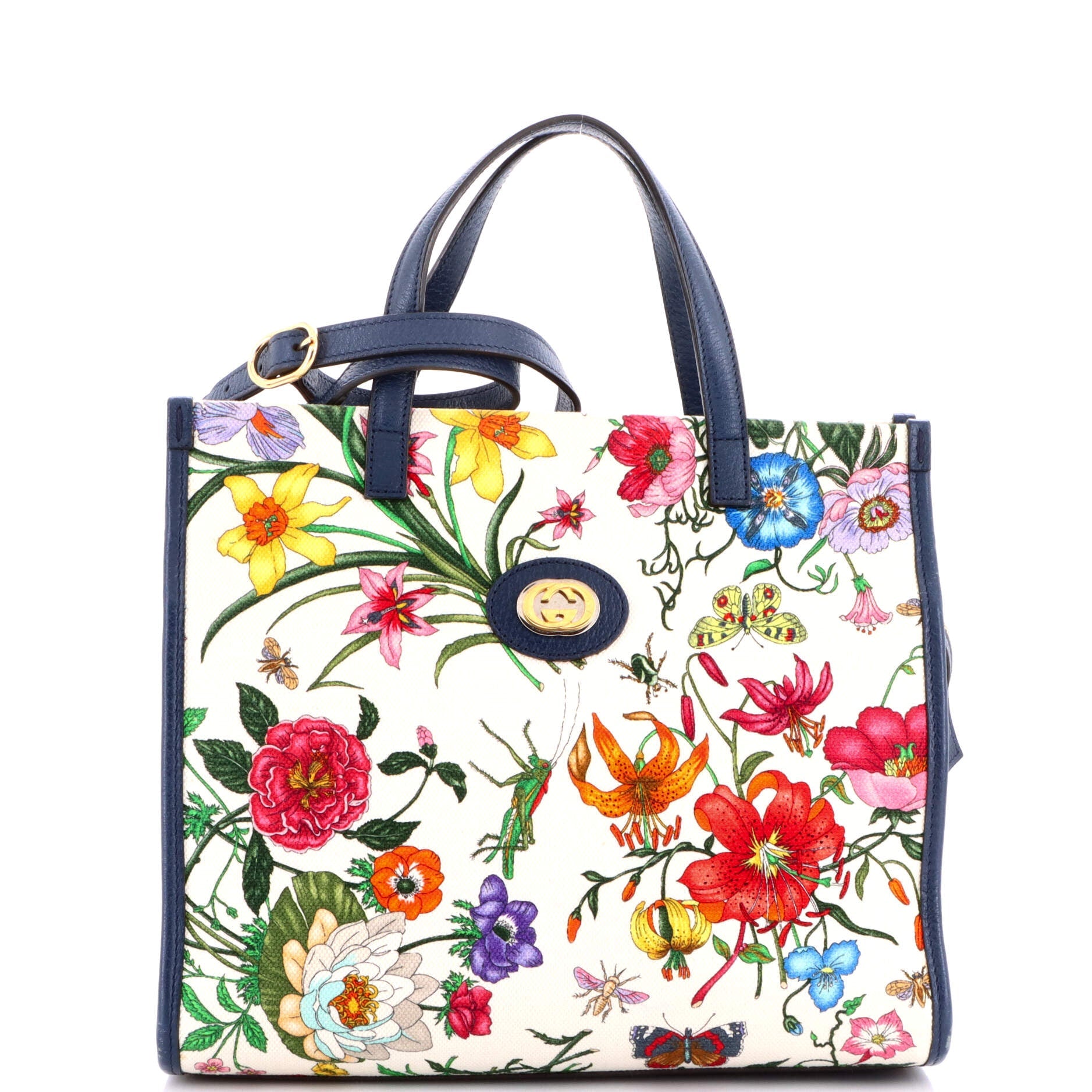 Convertible Tote Flora Canvas Medium