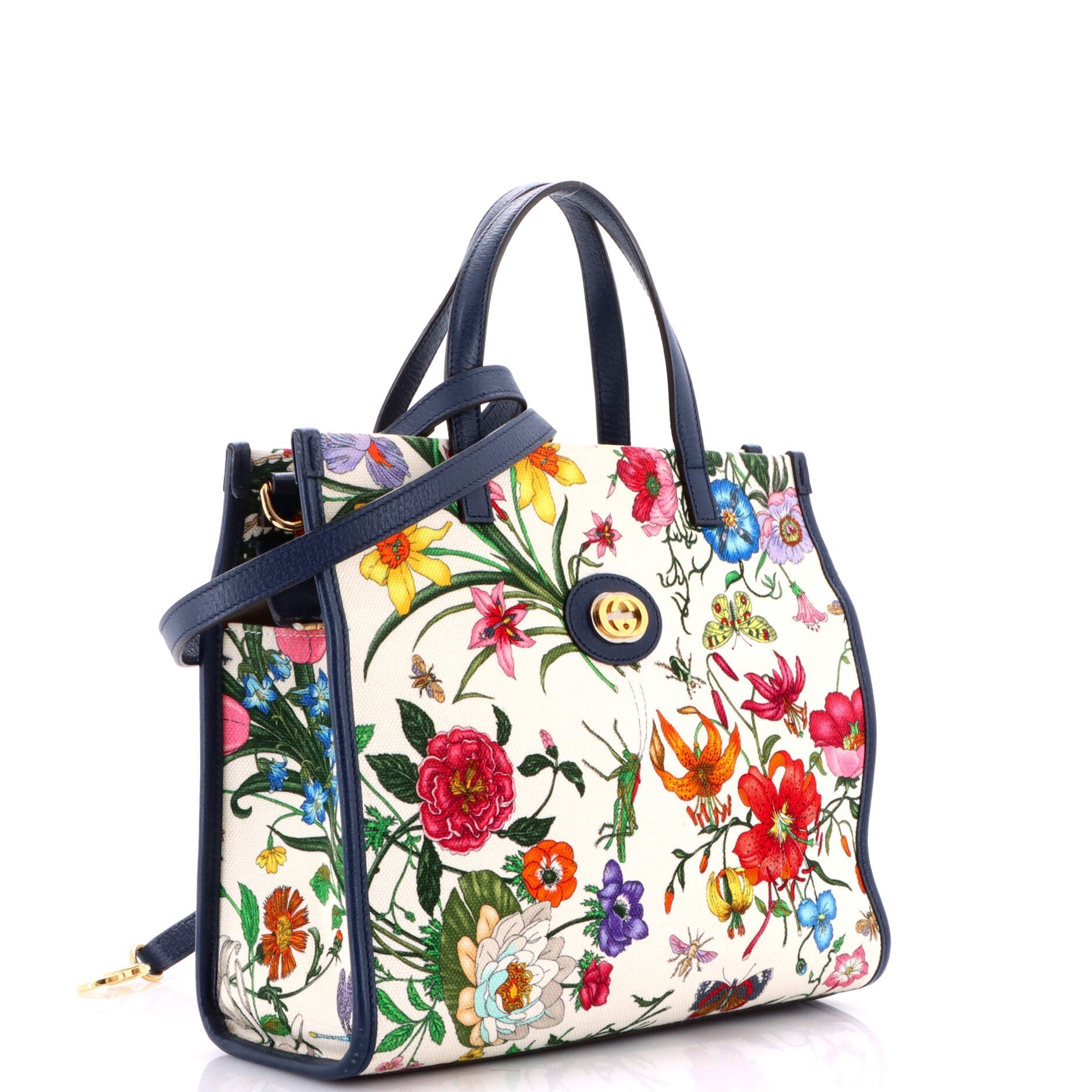Convertible Tote Flora Canvas Medium