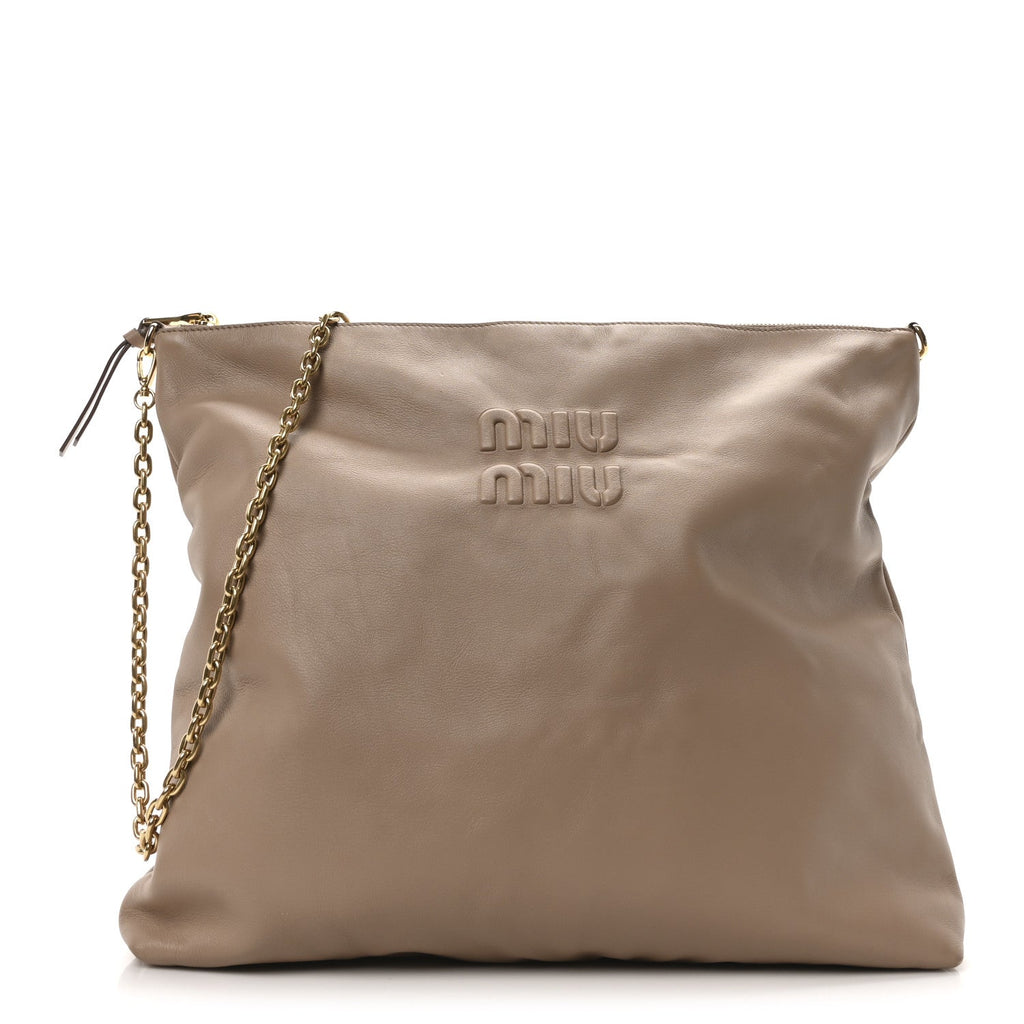 Soft Calf Softy Shoulder Bag Cammeo