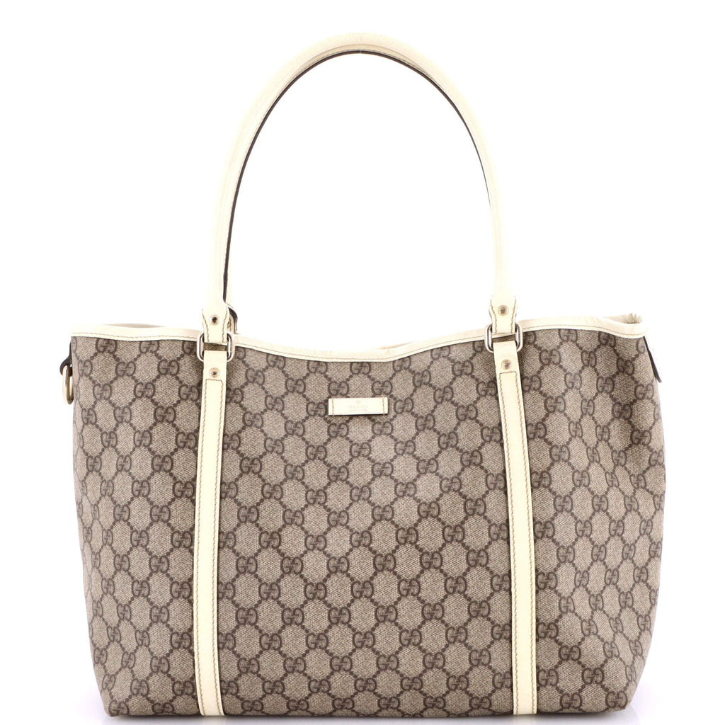 Joy Tote GG Coated Canvas with Leather Medium