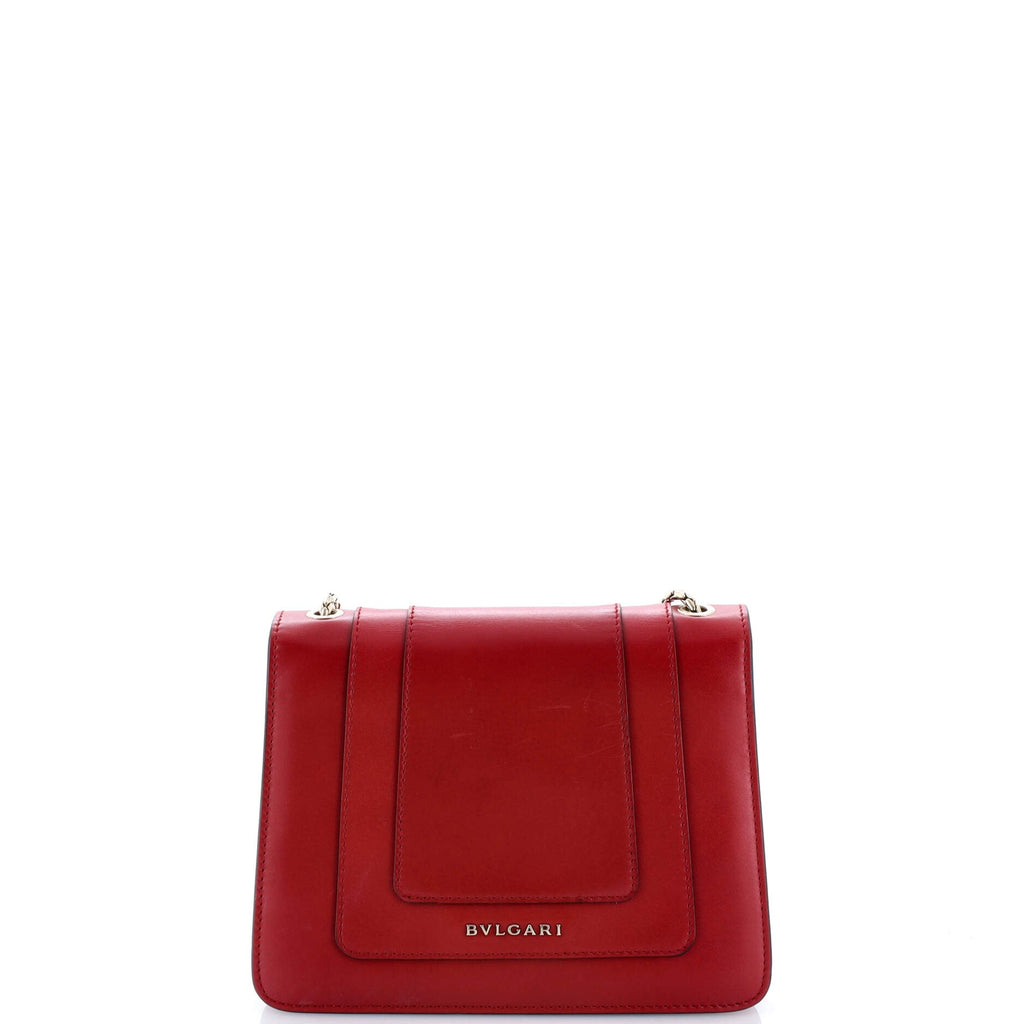 Serpenti Forever Square Shoulder Bag Leather Small