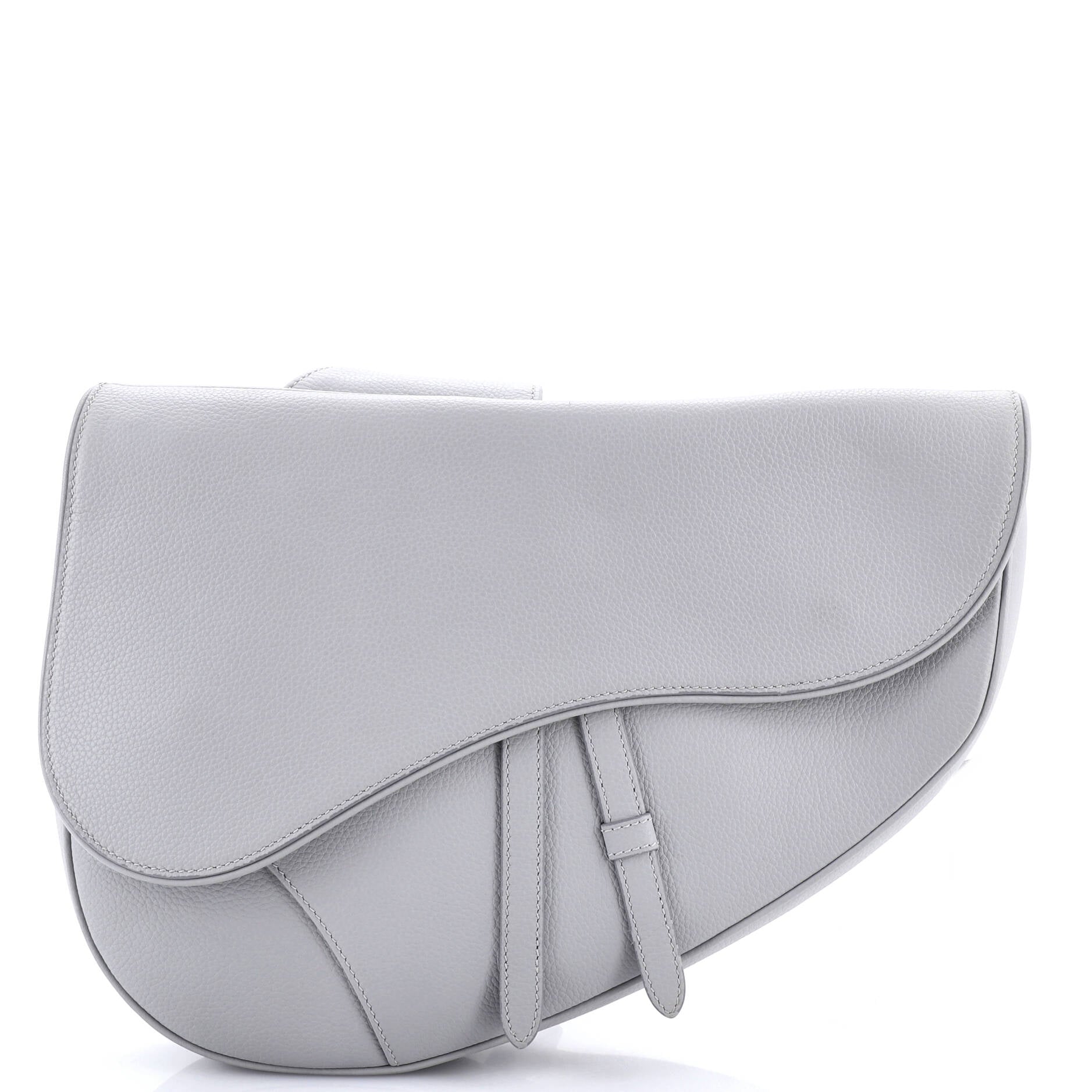 Saddle Crossbody Bag Leather Maxi