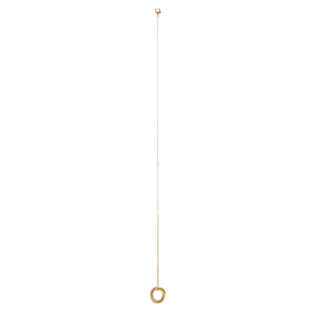 Trinity Chain Bracelet 18K Tricolor Gold and Diamonds