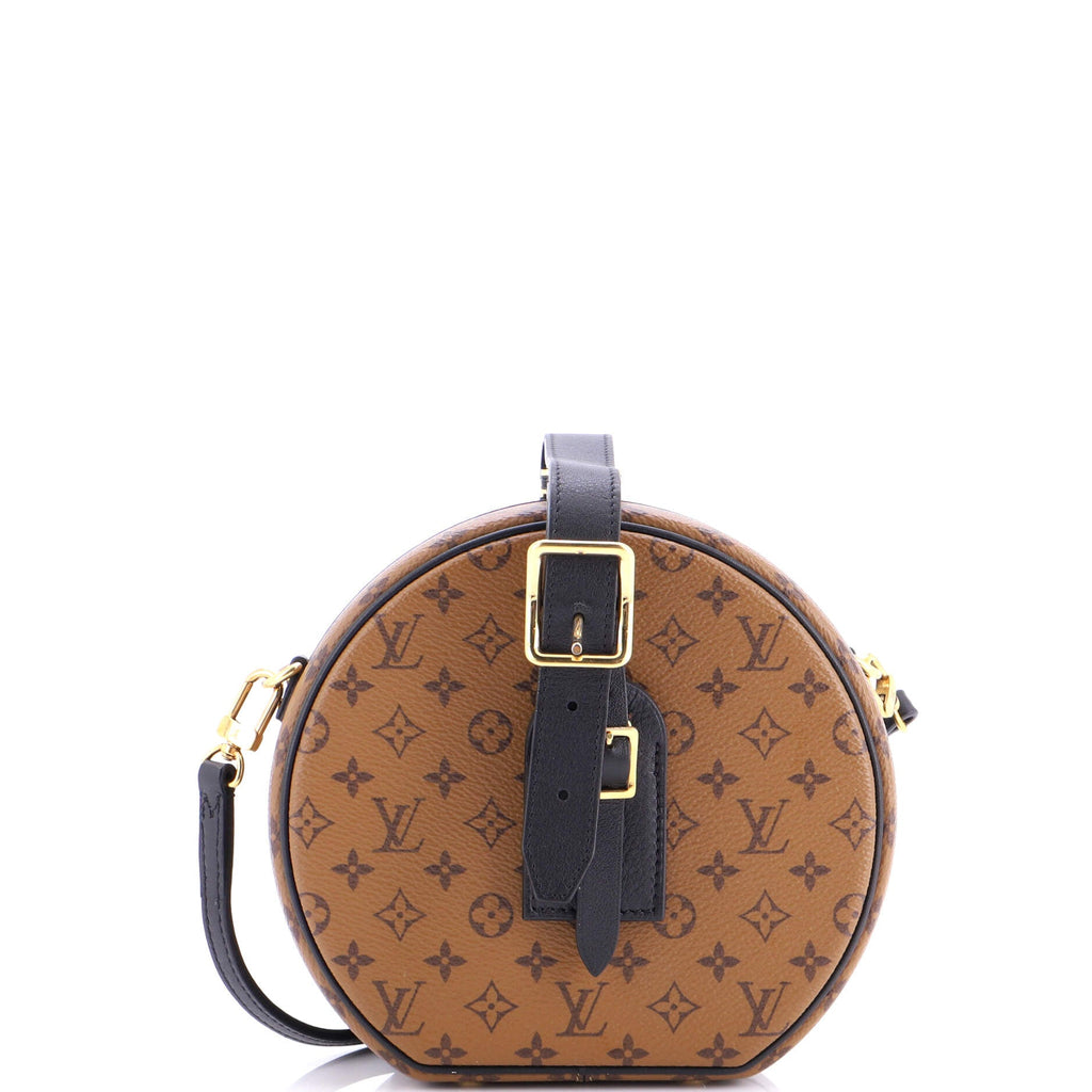 Petite Boite Chapeau Bag Reverse Monogram Canvas