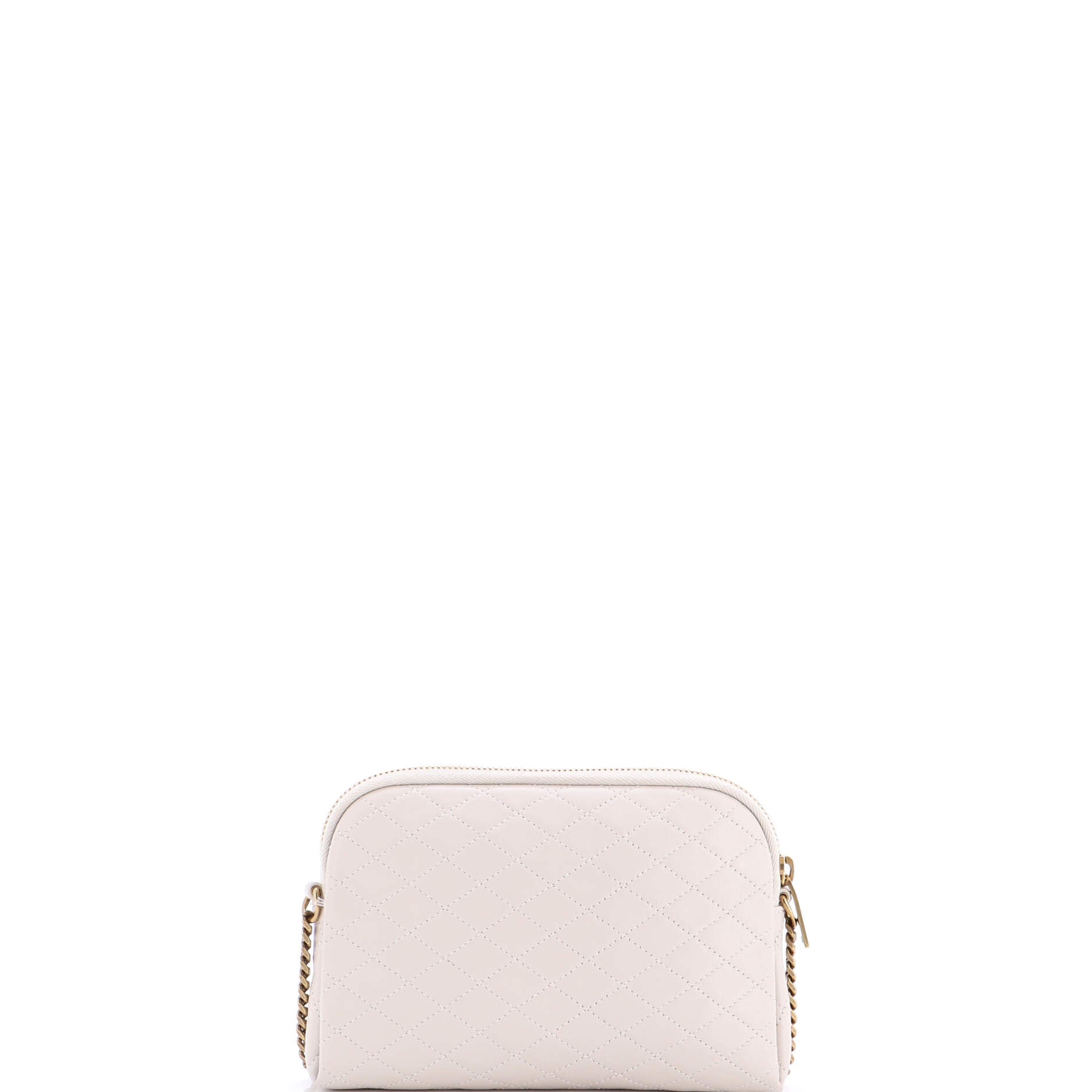 Gaby Zipped Pouch Crossbody Quilted Leather