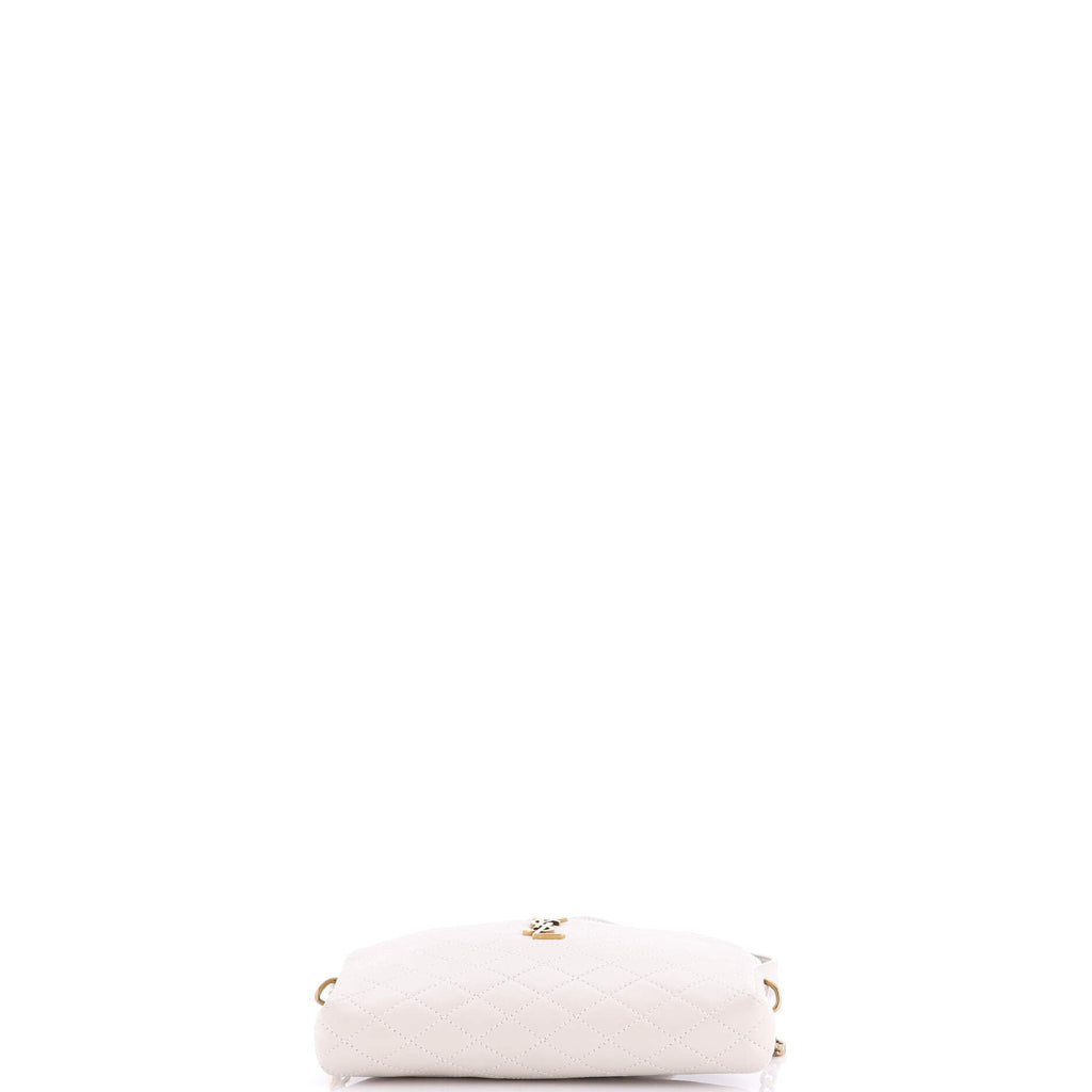 Gaby Zipped Pouch Crossbody Quilted Leather