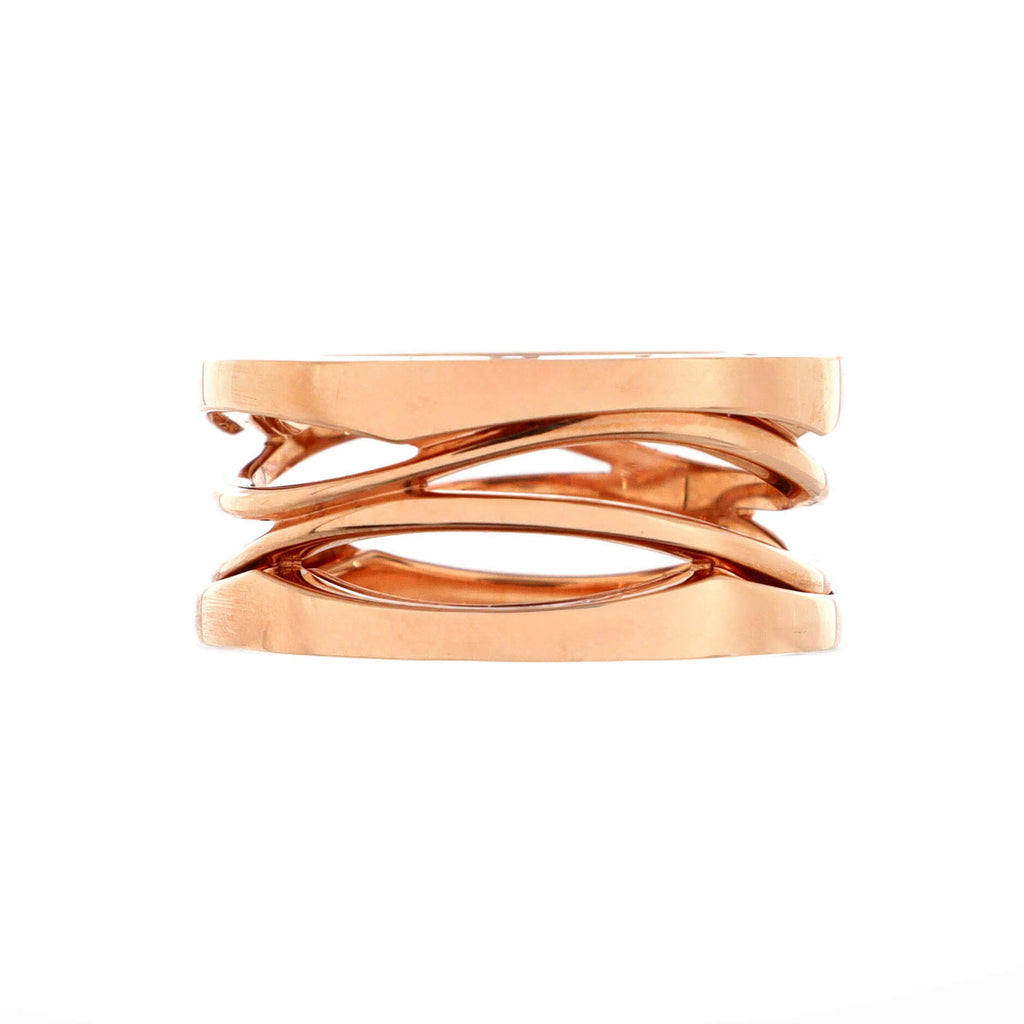 B.Zero1 Design Legend Zaha Hadid Three Band Ring 18K Rose Gold
