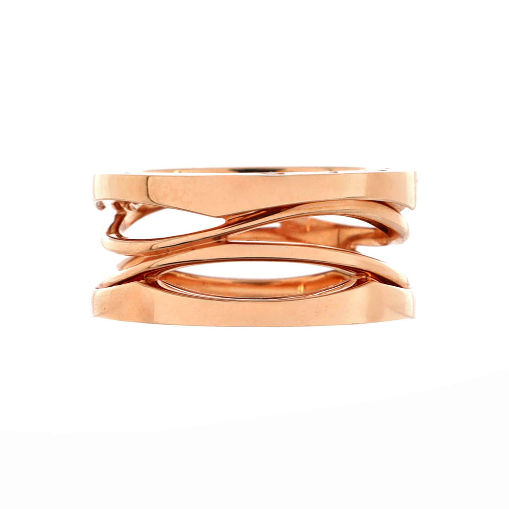 B.Zero1 Design Legend Zaha Hadid Three Band Ring 18K Rose Gold