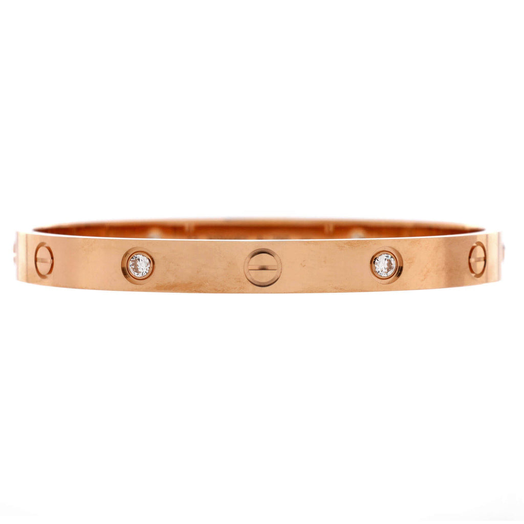 Love 4 Diamond Bracelet 18K Rose Gold with Diamonds