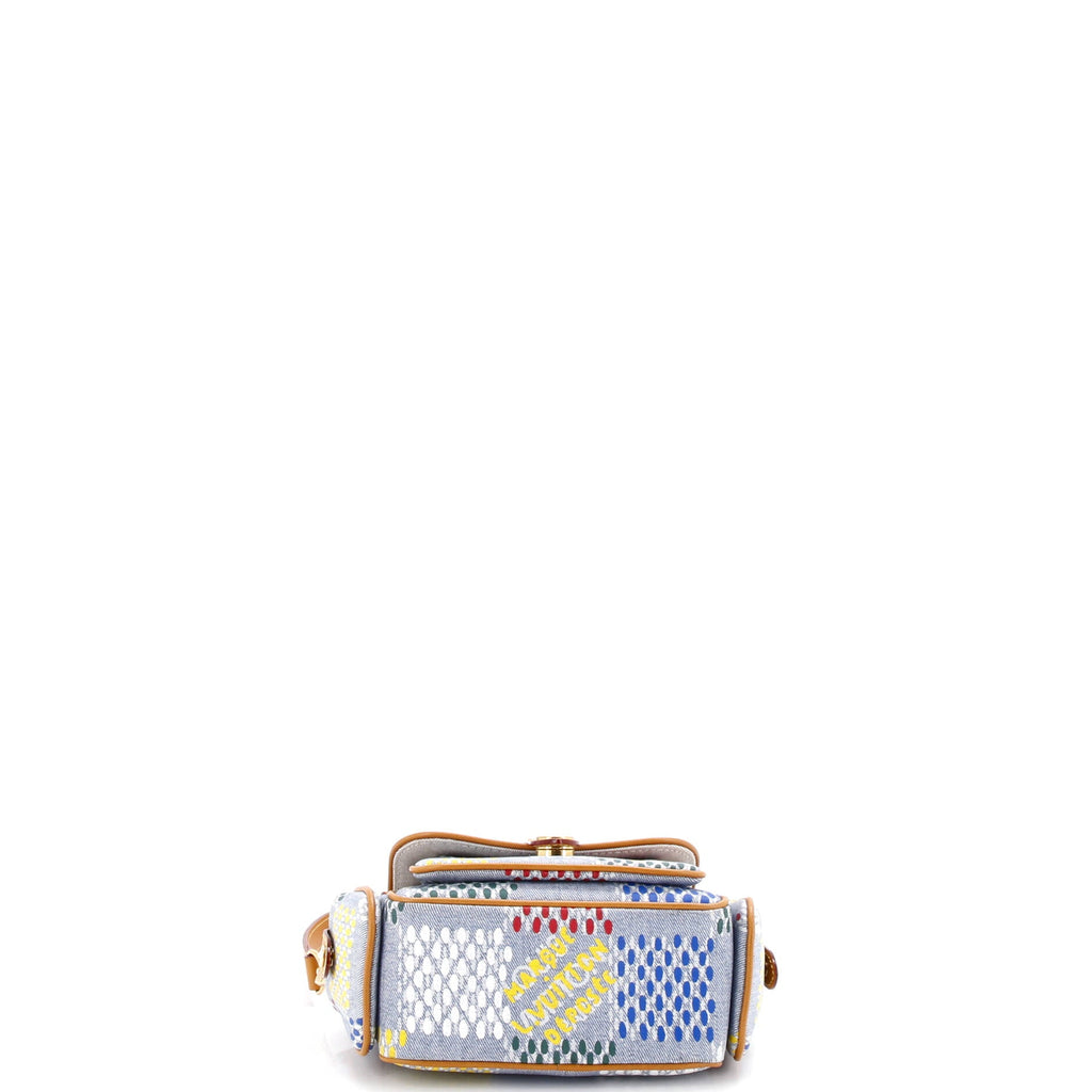 Cargo Wearable Wallet Limited Edition Marque Deposee Damier Giant Denim