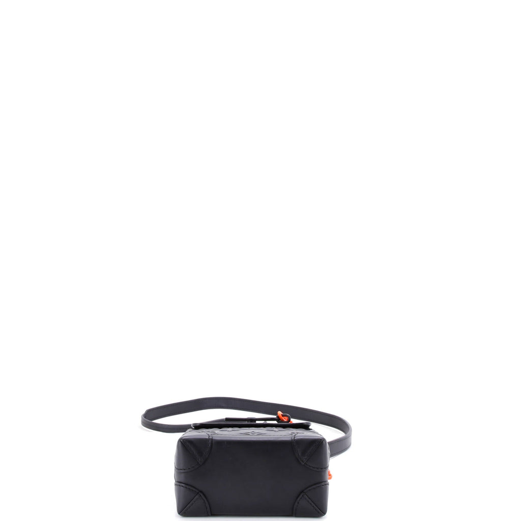 Steamer Bag Monogram Seal Leather XS