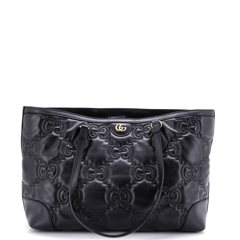 Ophidia Open Tote GG Matelasse Leather Medium
