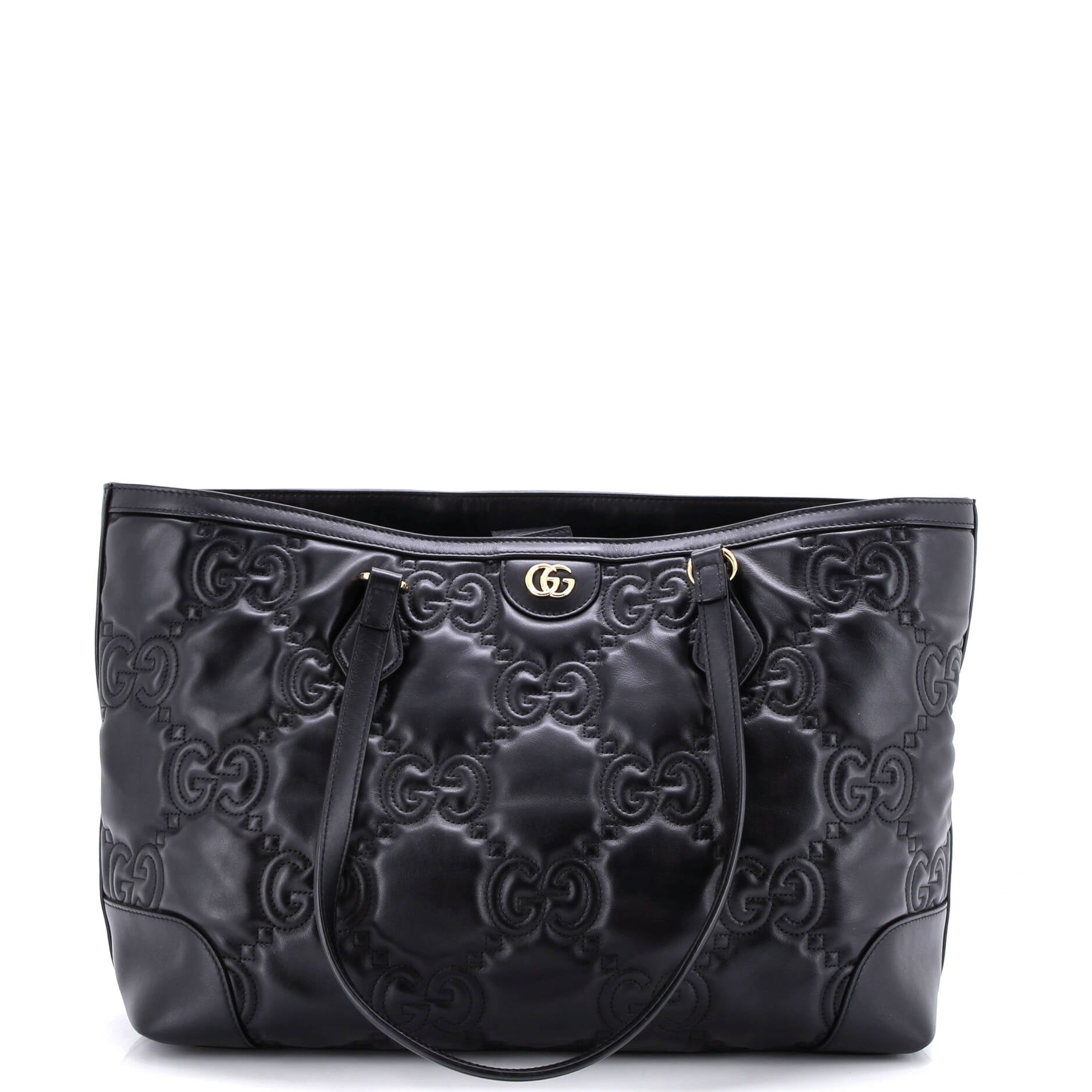 Ophidia Open Tote GG Matelasse Leather Medium