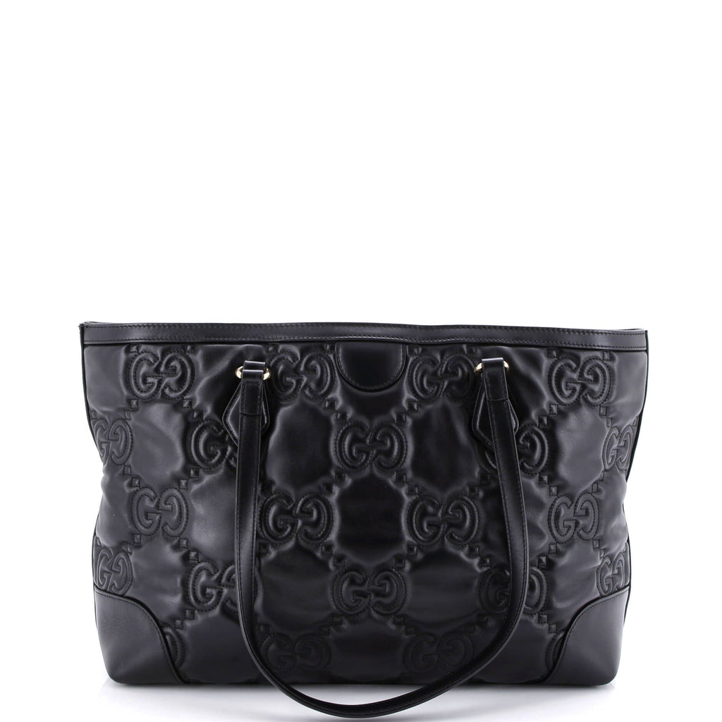 Ophidia Open Tote GG Matelasse Leather Medium