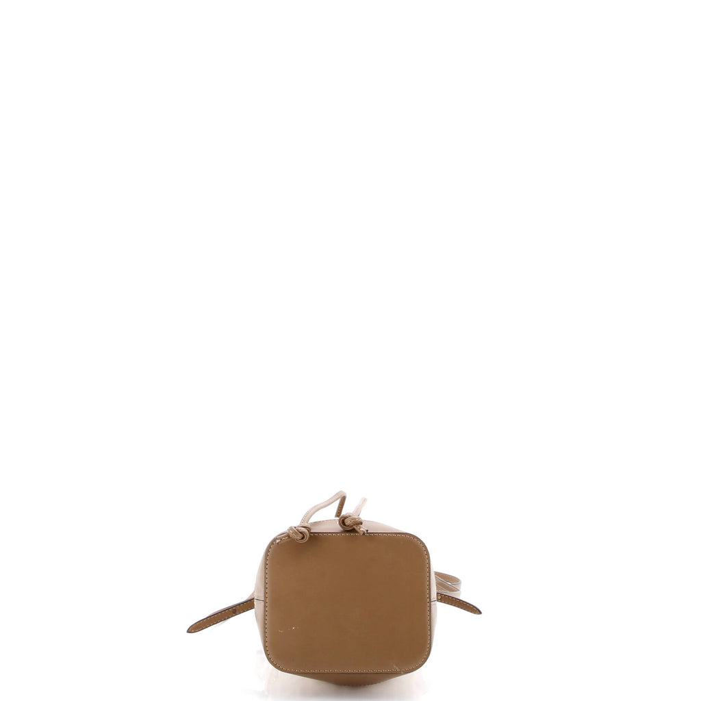 Mon Tresor Bucket Bag Zucca Wool with Leather Mini