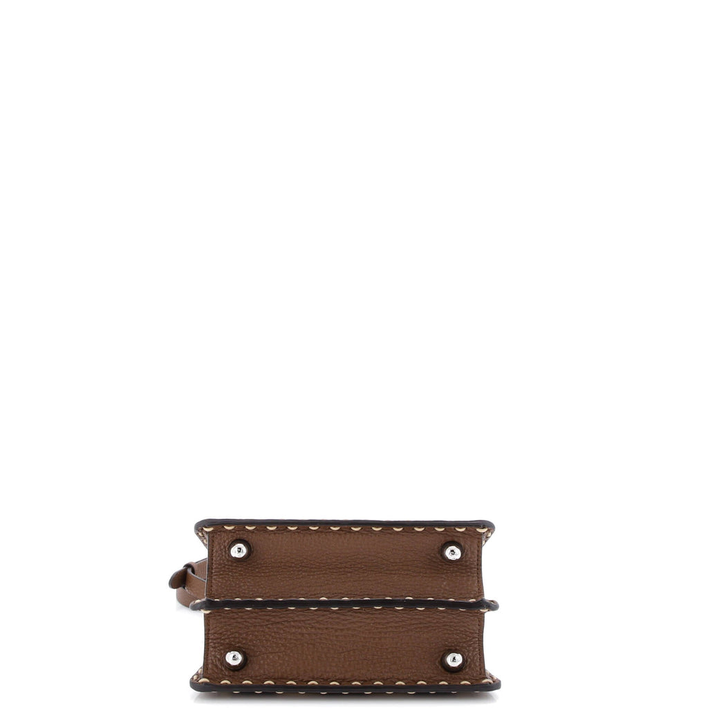 Selleria Peekaboo ISeeU Bag Raffia with Leather Petite