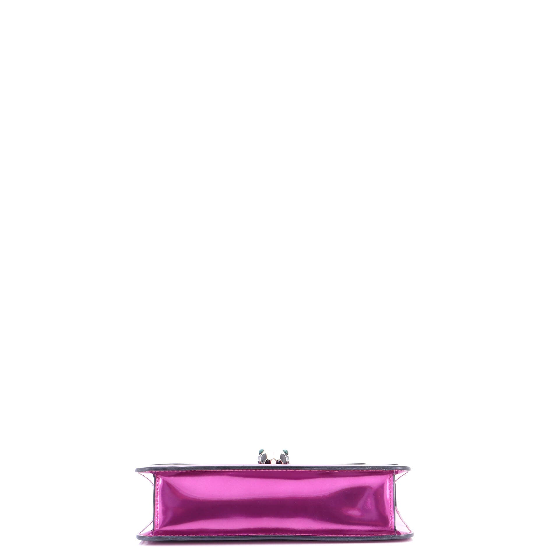 Serpenti Forever Shoulder Bag Metallic Leather Small