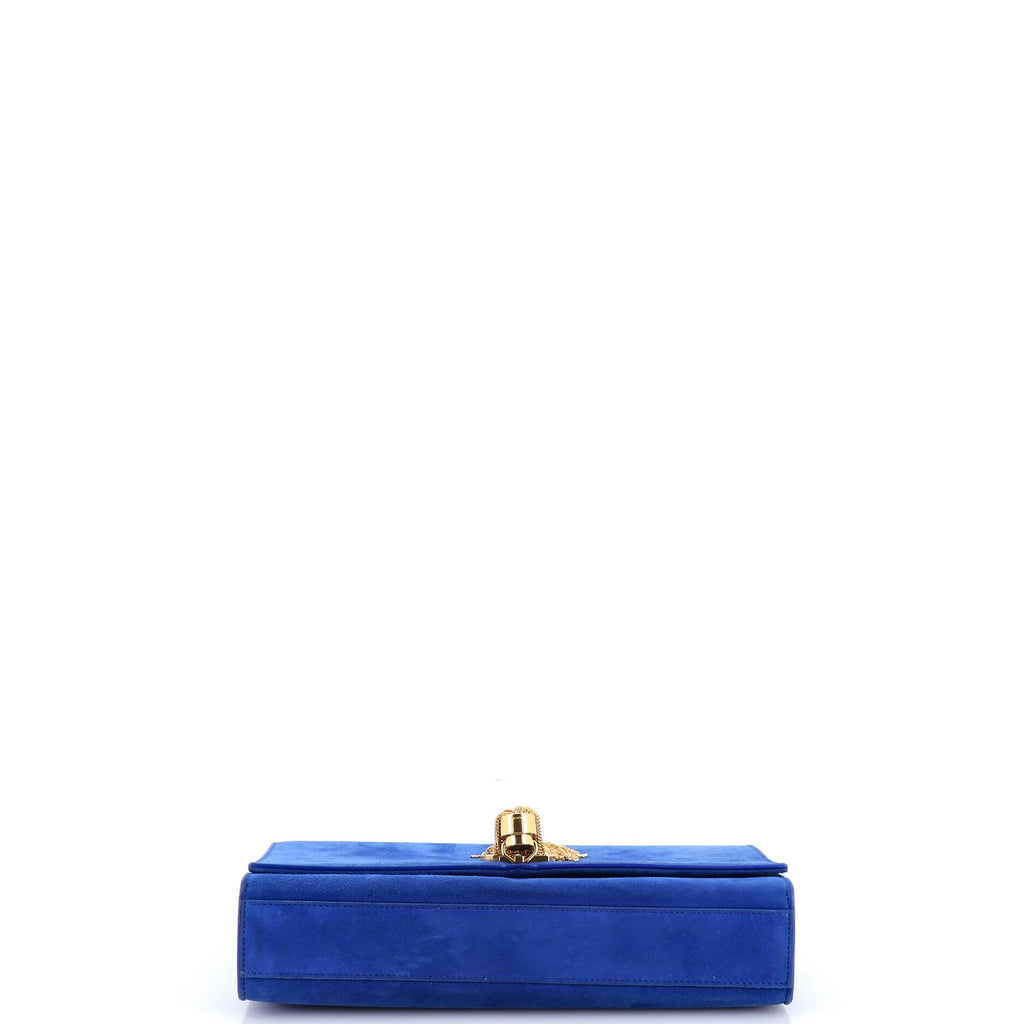 Classic Monogram Tassel Crossbody Bag Suede Medium