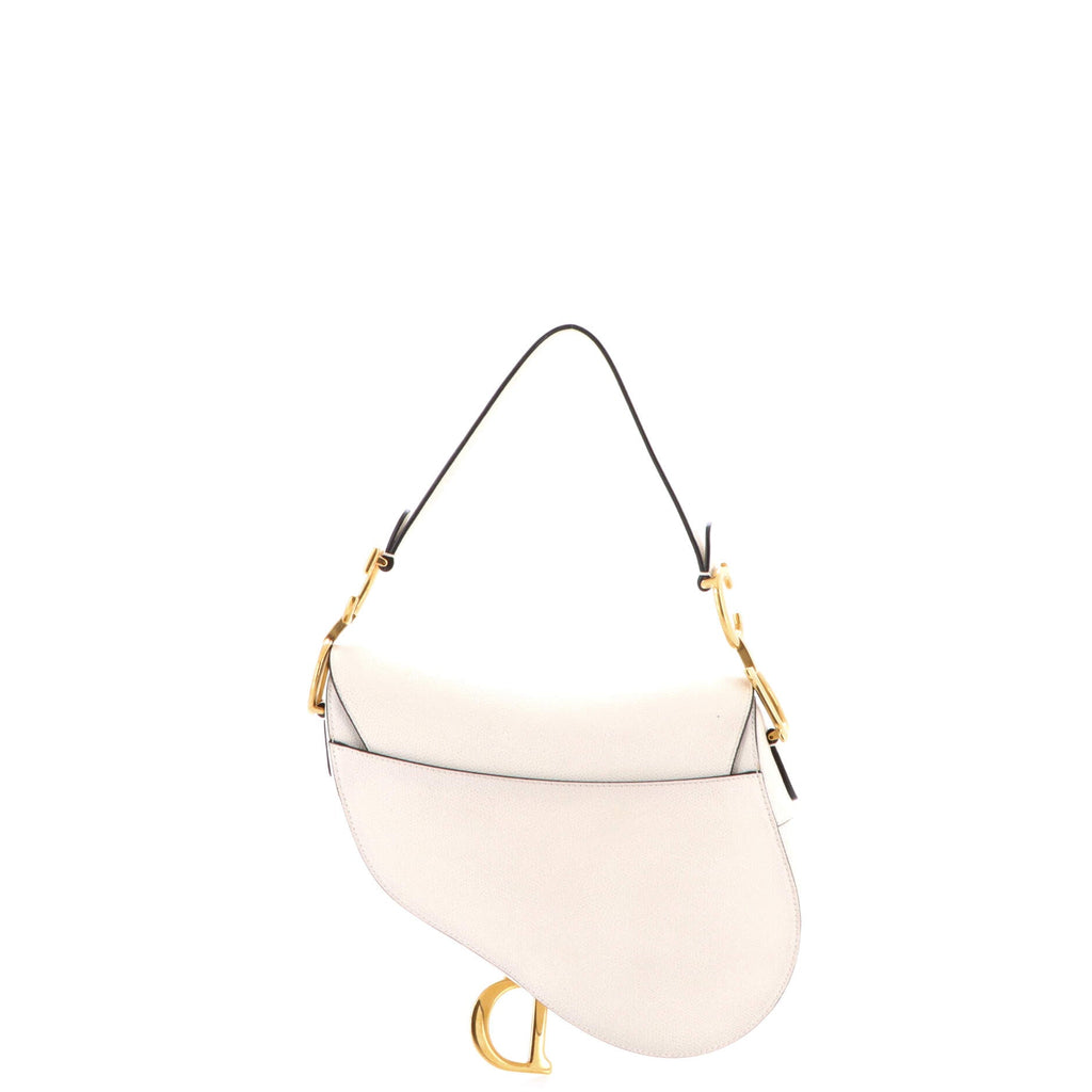 Saddle Handbag Leather Medium