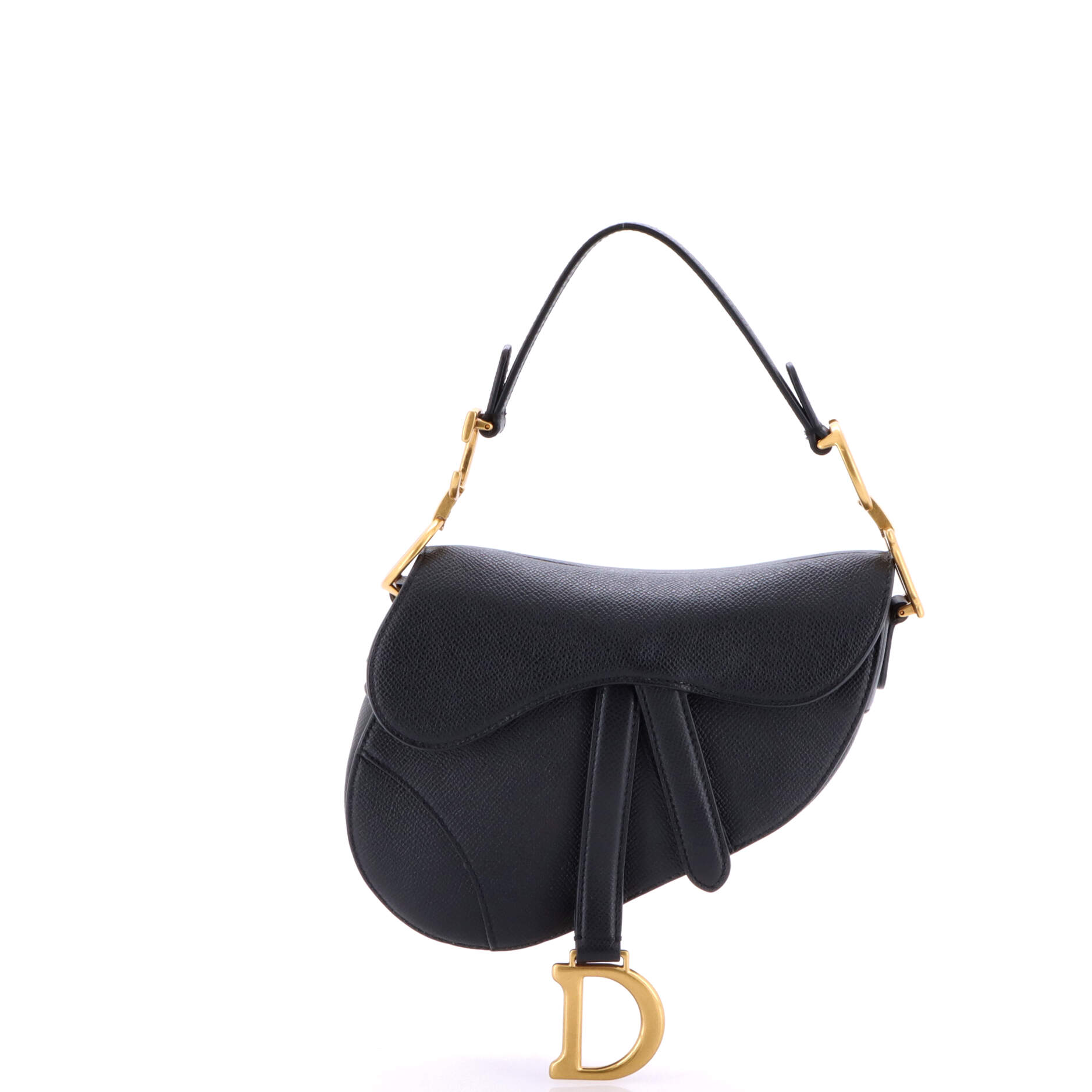 Saddle Handbag Leather Mini