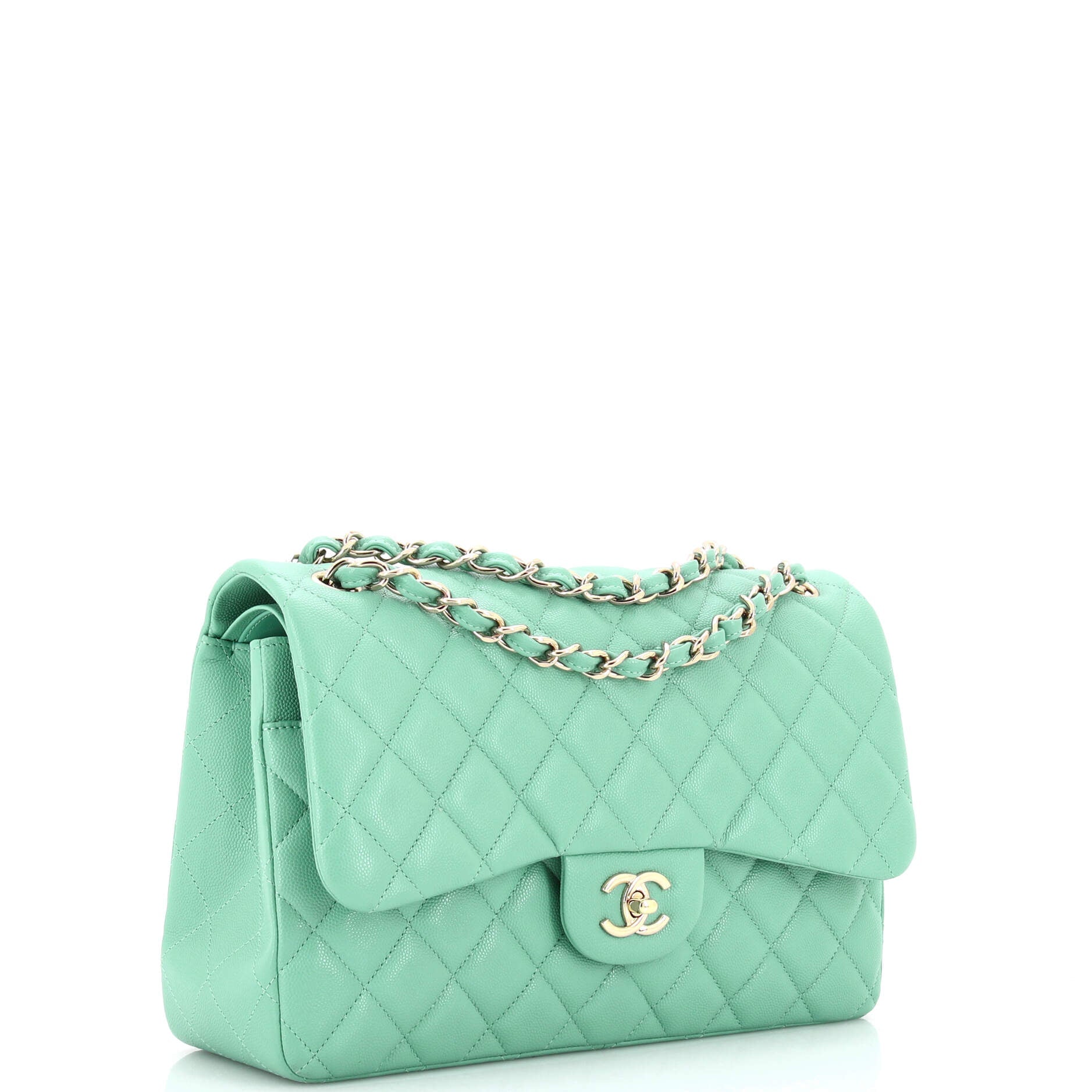 Classic Double Flap Bag Quilted Caviar Jumbo