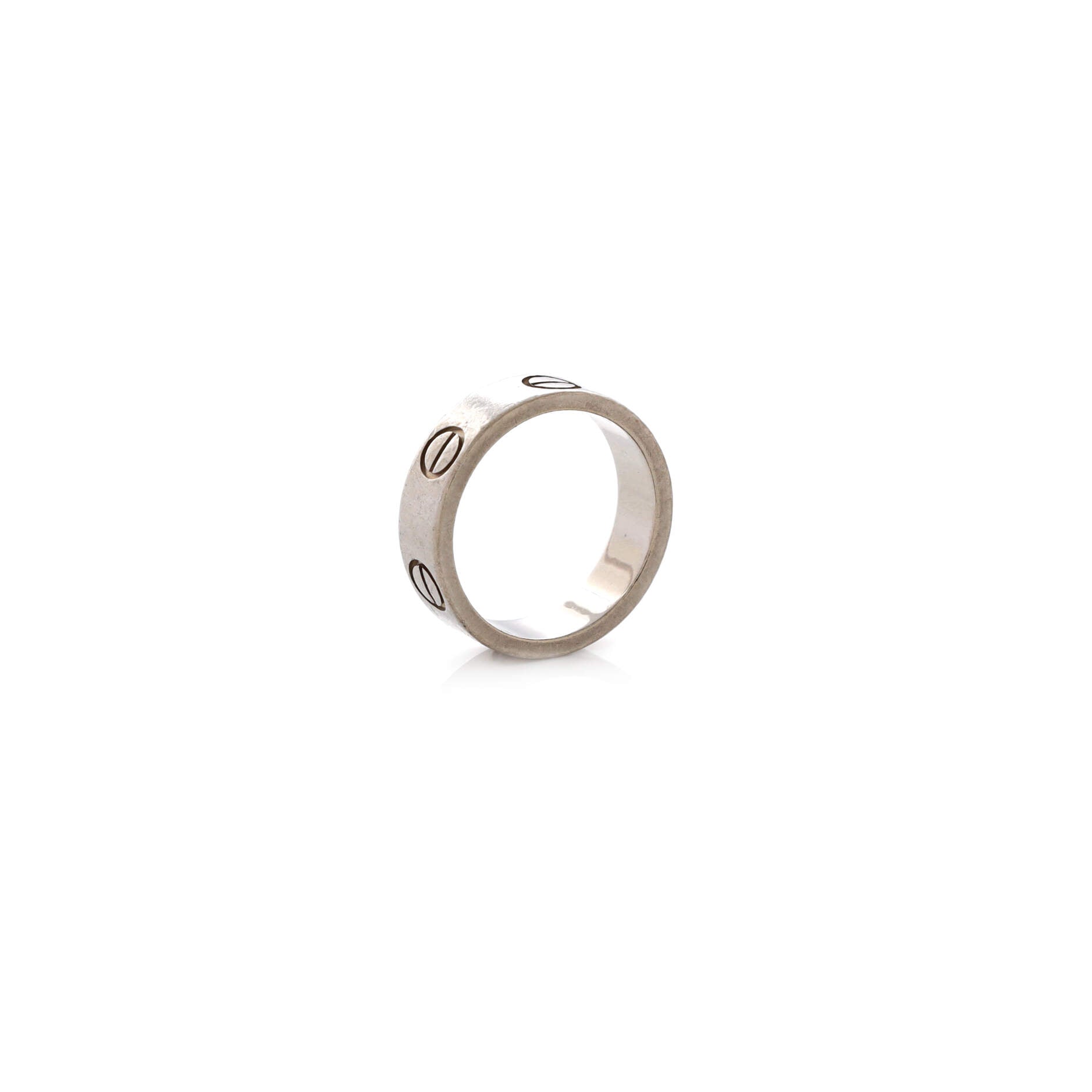 Love Band Ring 18K White Gold