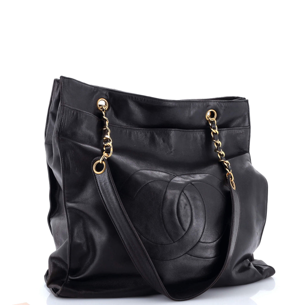 Vintage Timeless Chain Shoulder Bag Lambskin Medium