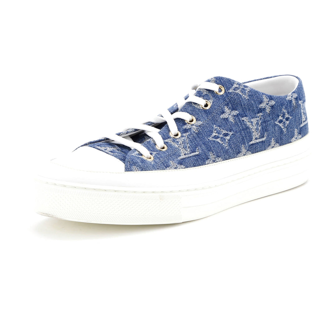 Women's Stellar Sneakers Monogram Denim