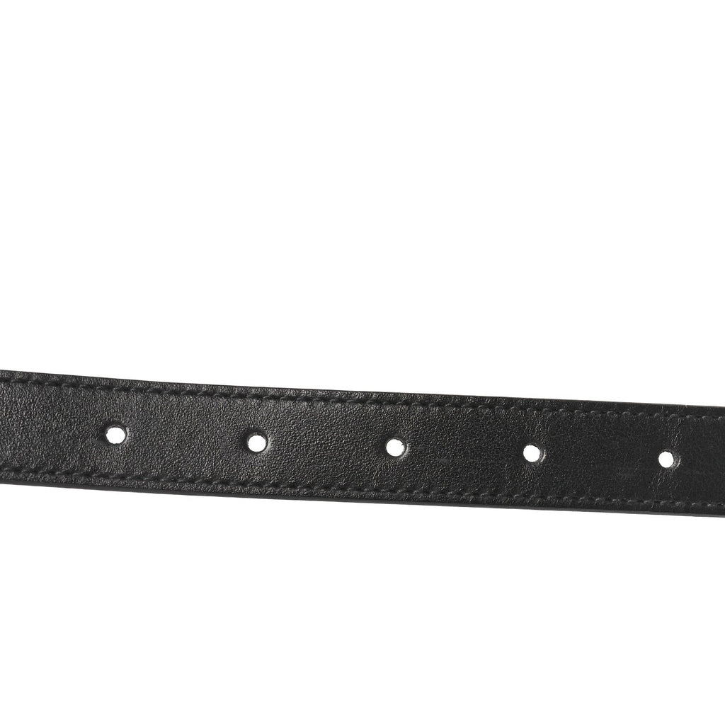 Plutone Calfskin Double G Reversible 20mm Belt 80 32 Black Mystic White