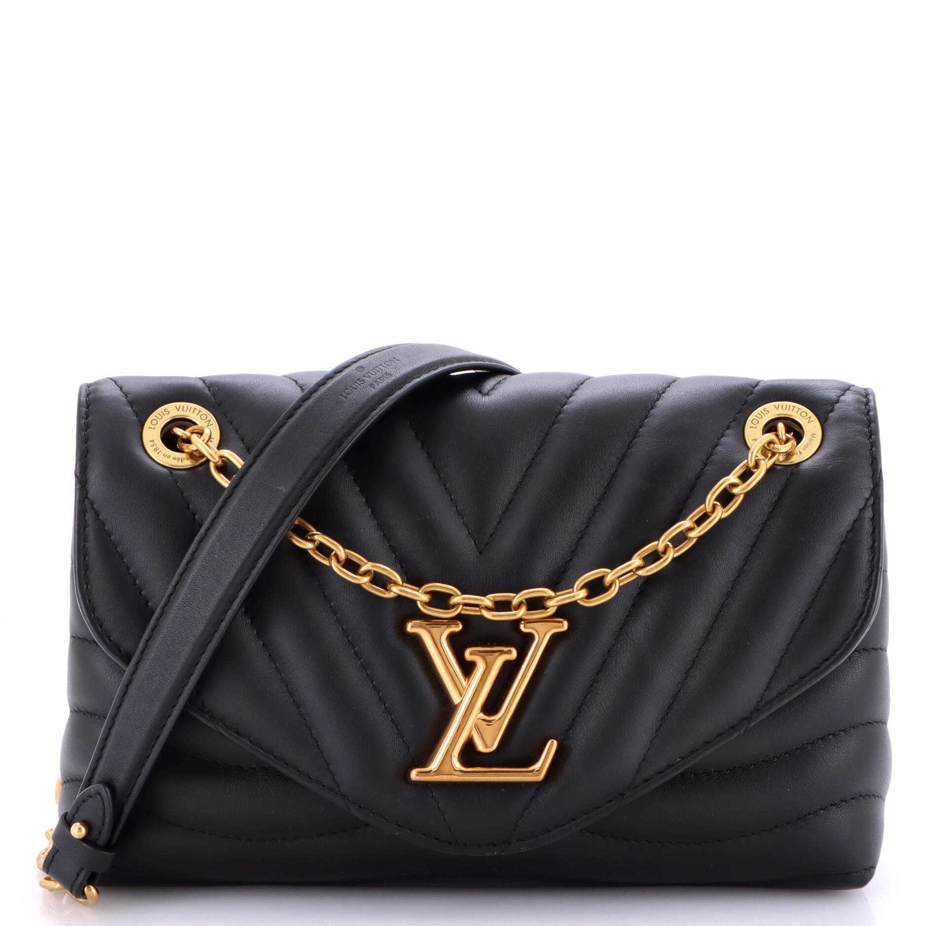 New Wave Chain Bag NM Quilted Leather MM