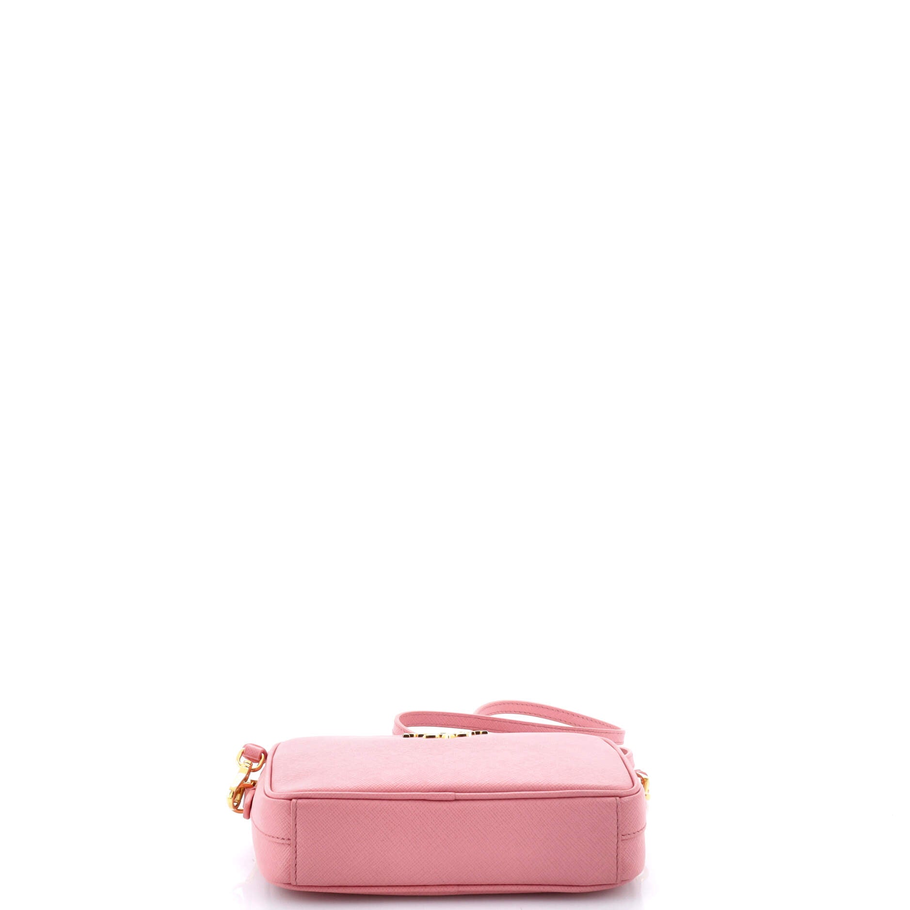 Camera Shoulder Bag Saffiano Leather Small