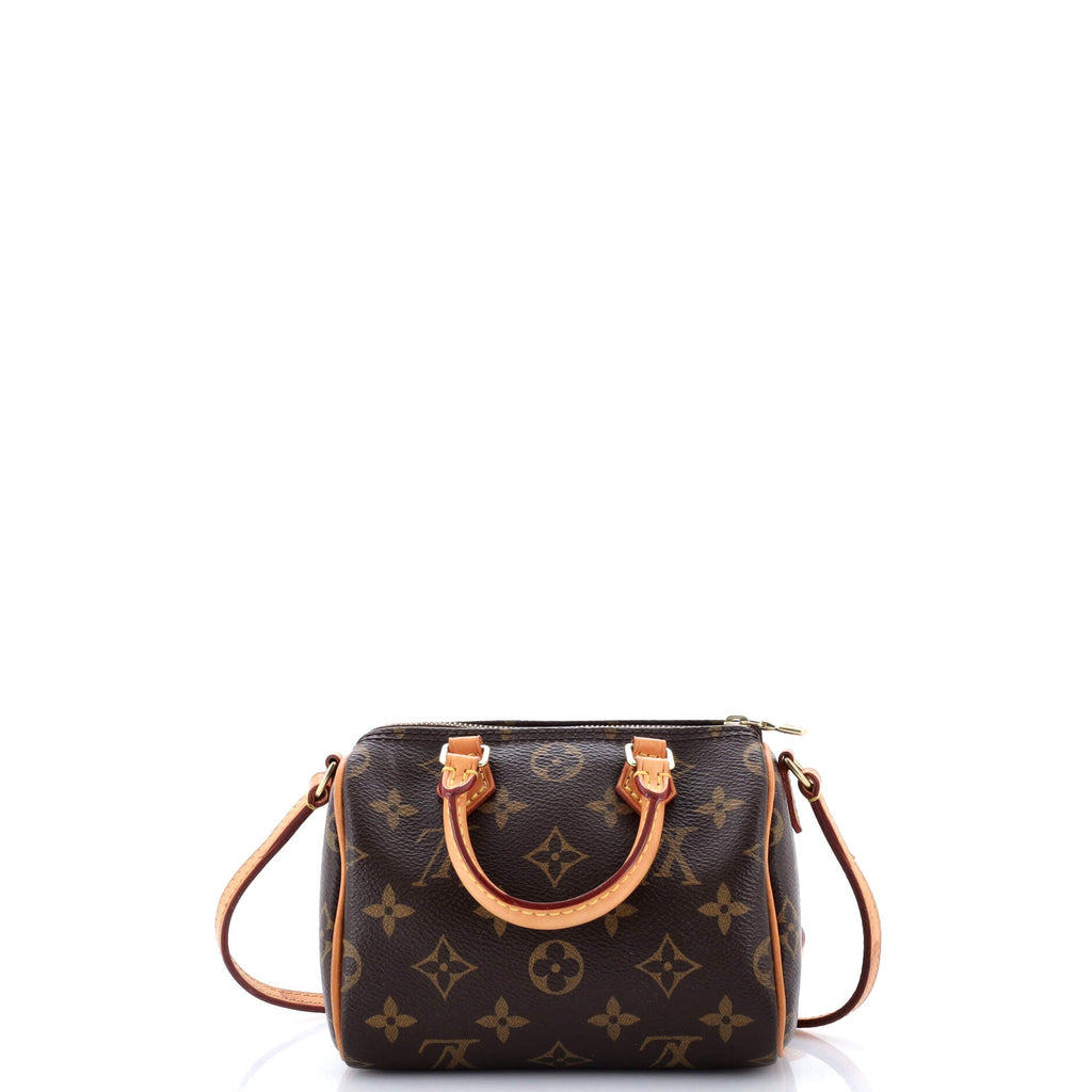 Speedy Bandouliere Bag Monogram Canvas Nano