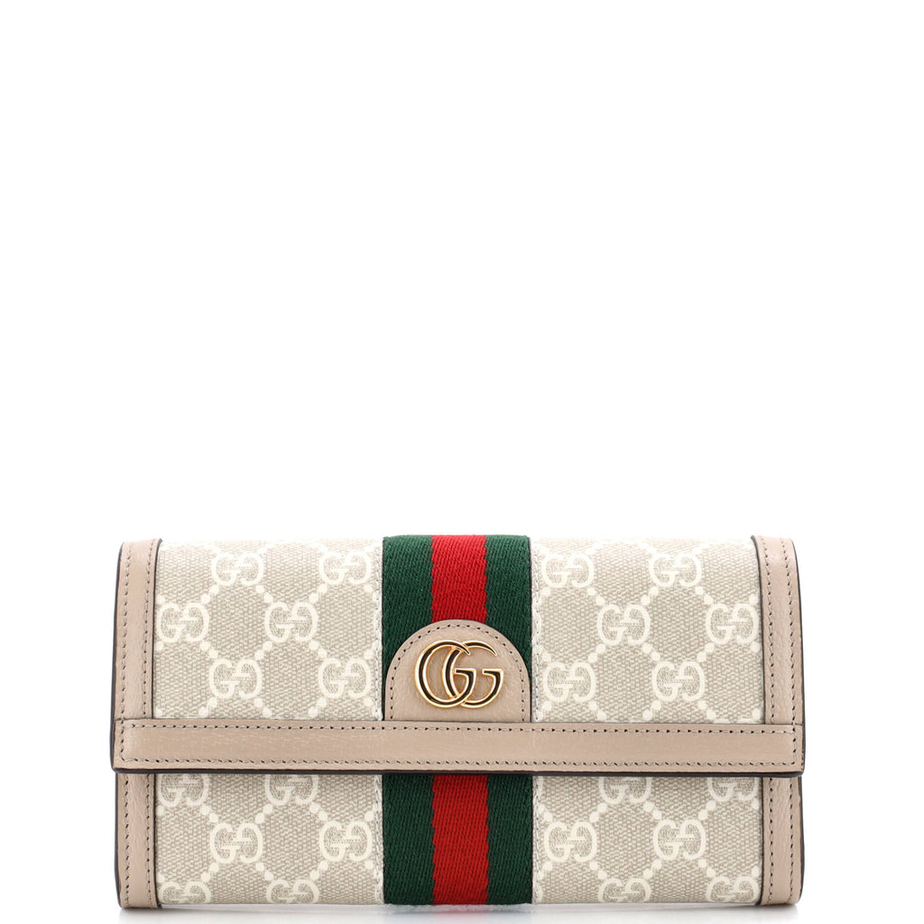 Ophidia Continental Wallet GG Coated Canvas