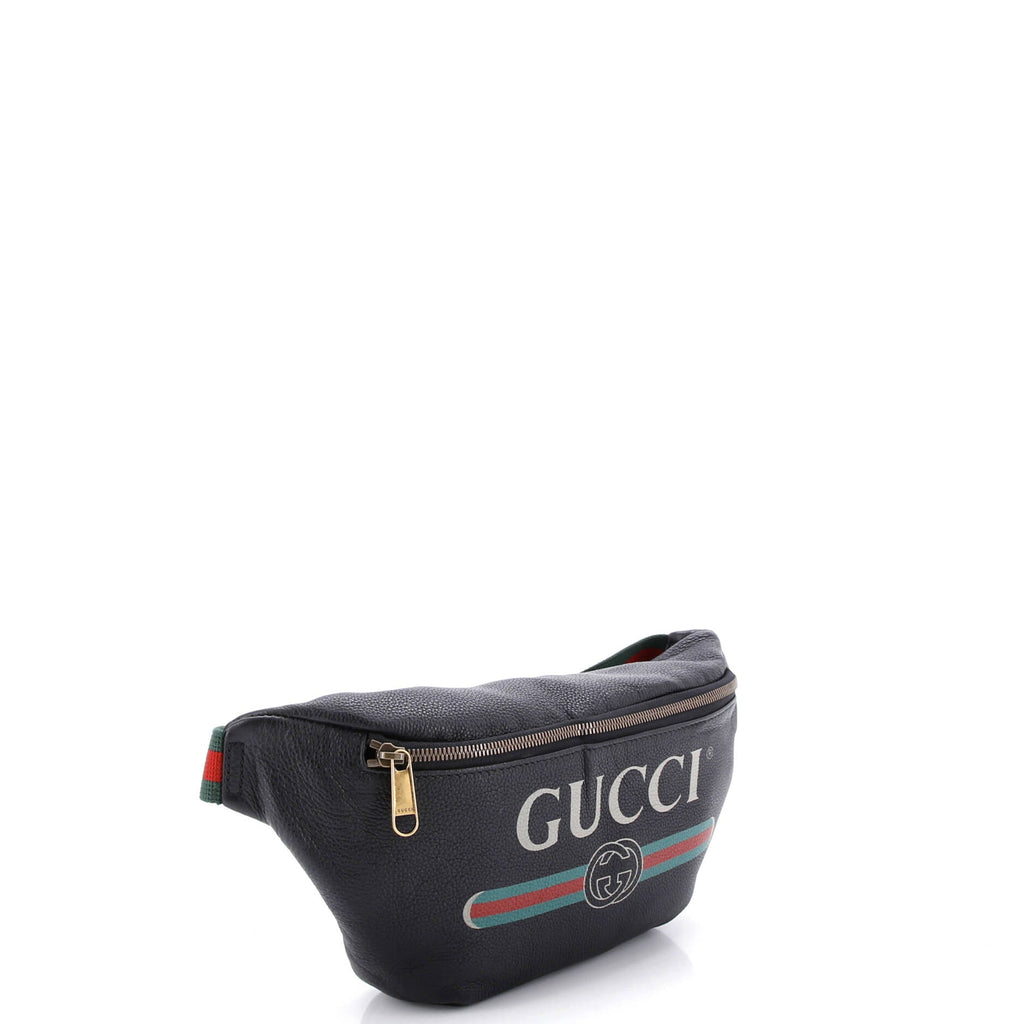 Logo Belt Bag Printed Leather Medium