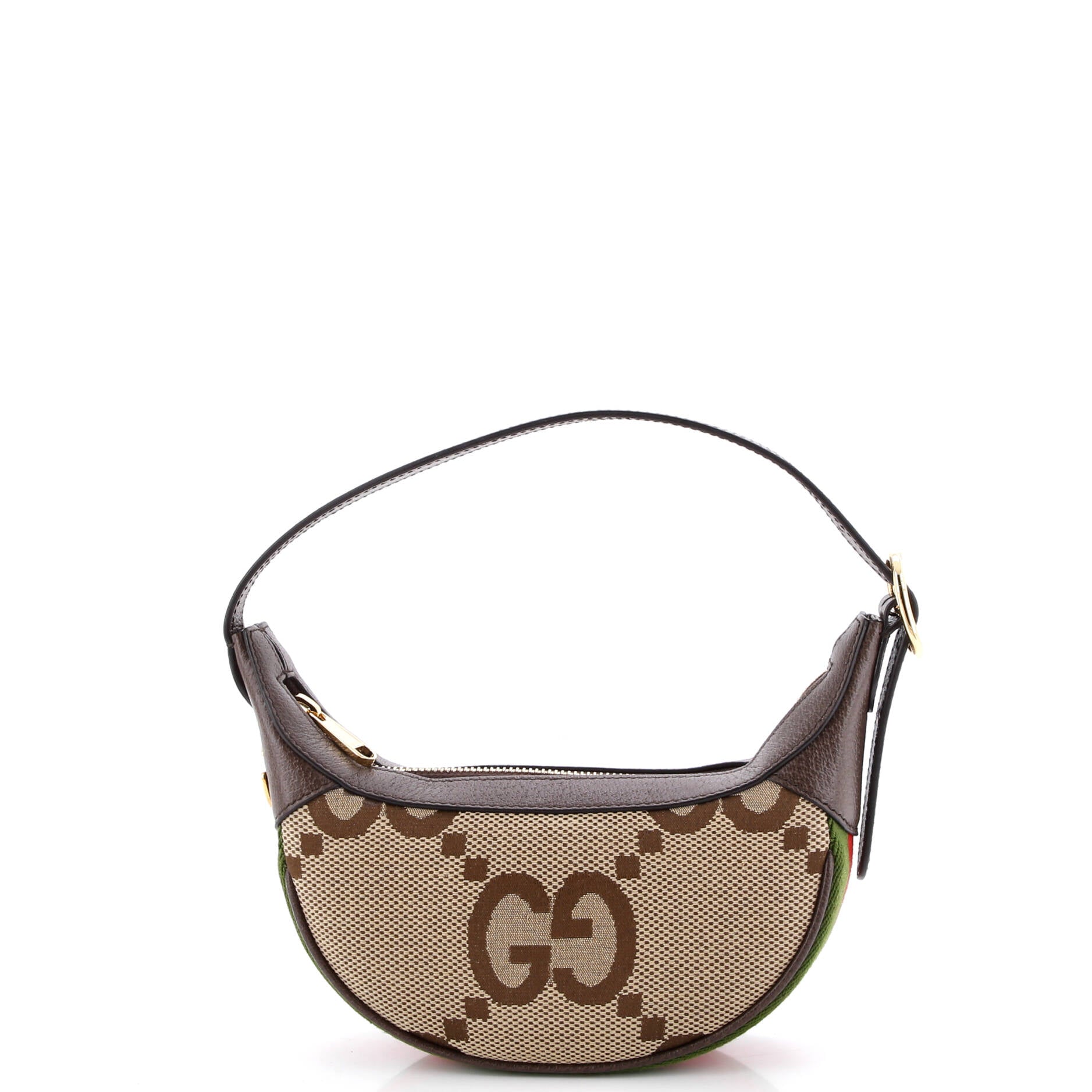 Ophidia Half Moon Bag Jumbo GG Canvas Mini