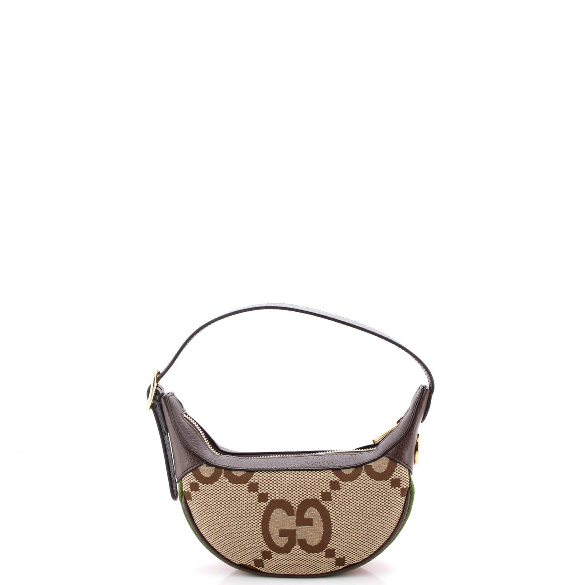 Ophidia Half Moon Bag Jumbo GG Canvas Mini