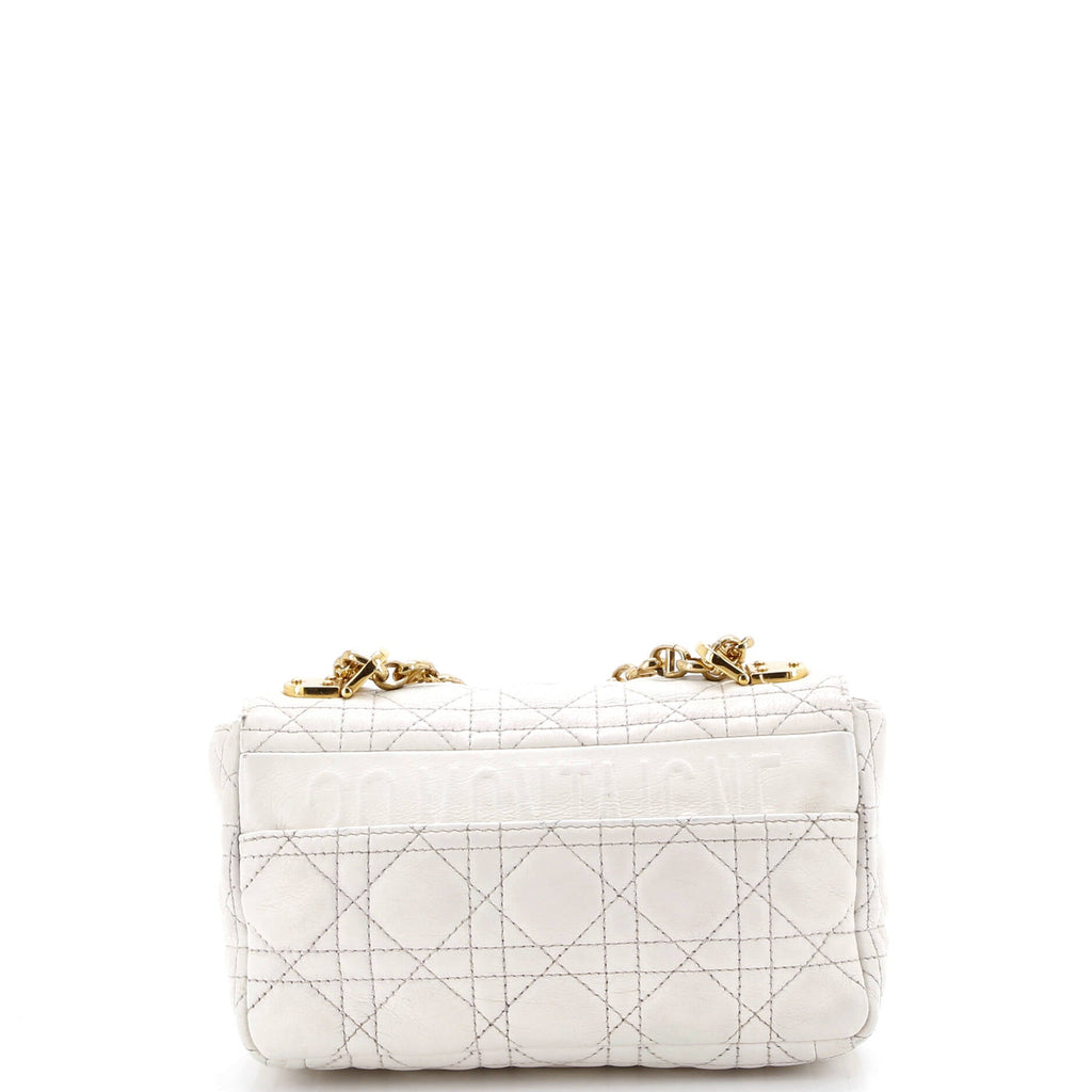 Caro Bag Cannage Quilt Calfskin Small