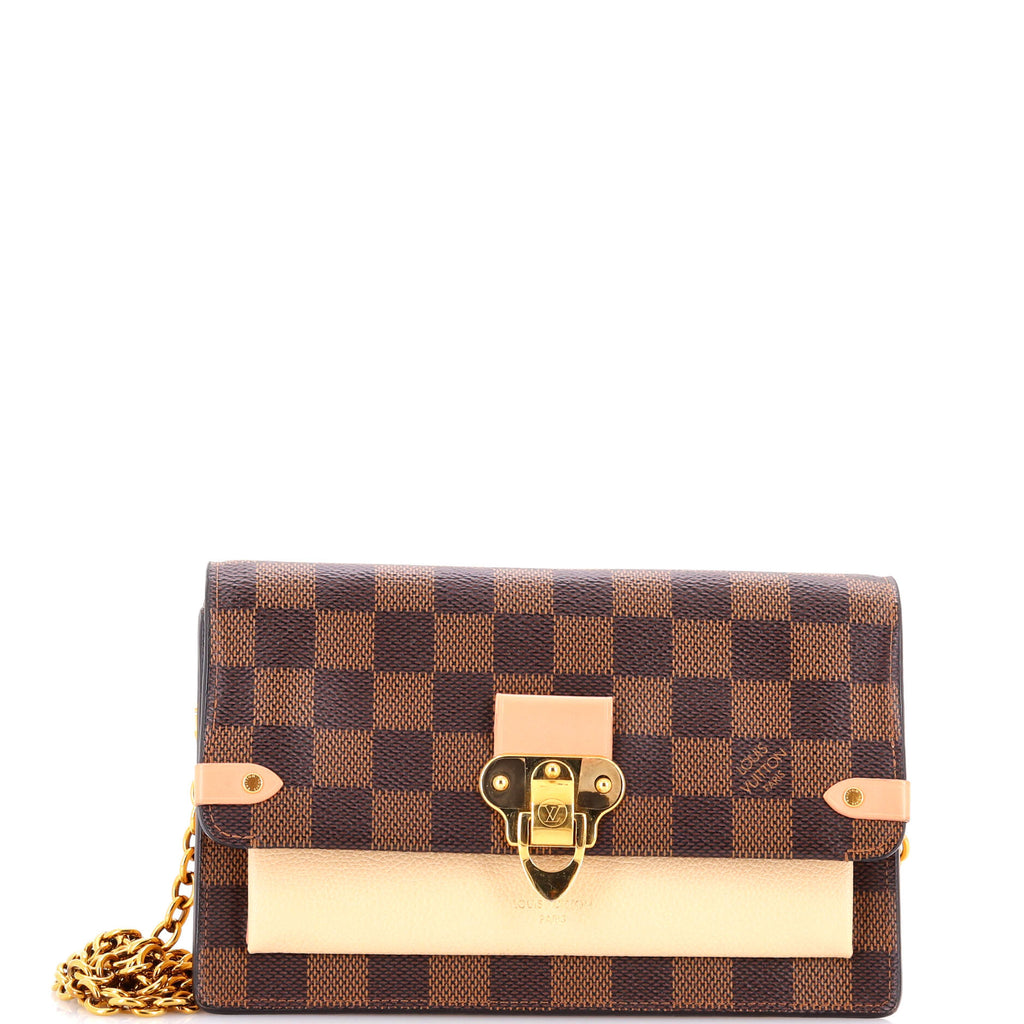 Vavin Chain Wallet NM Damier with Leather