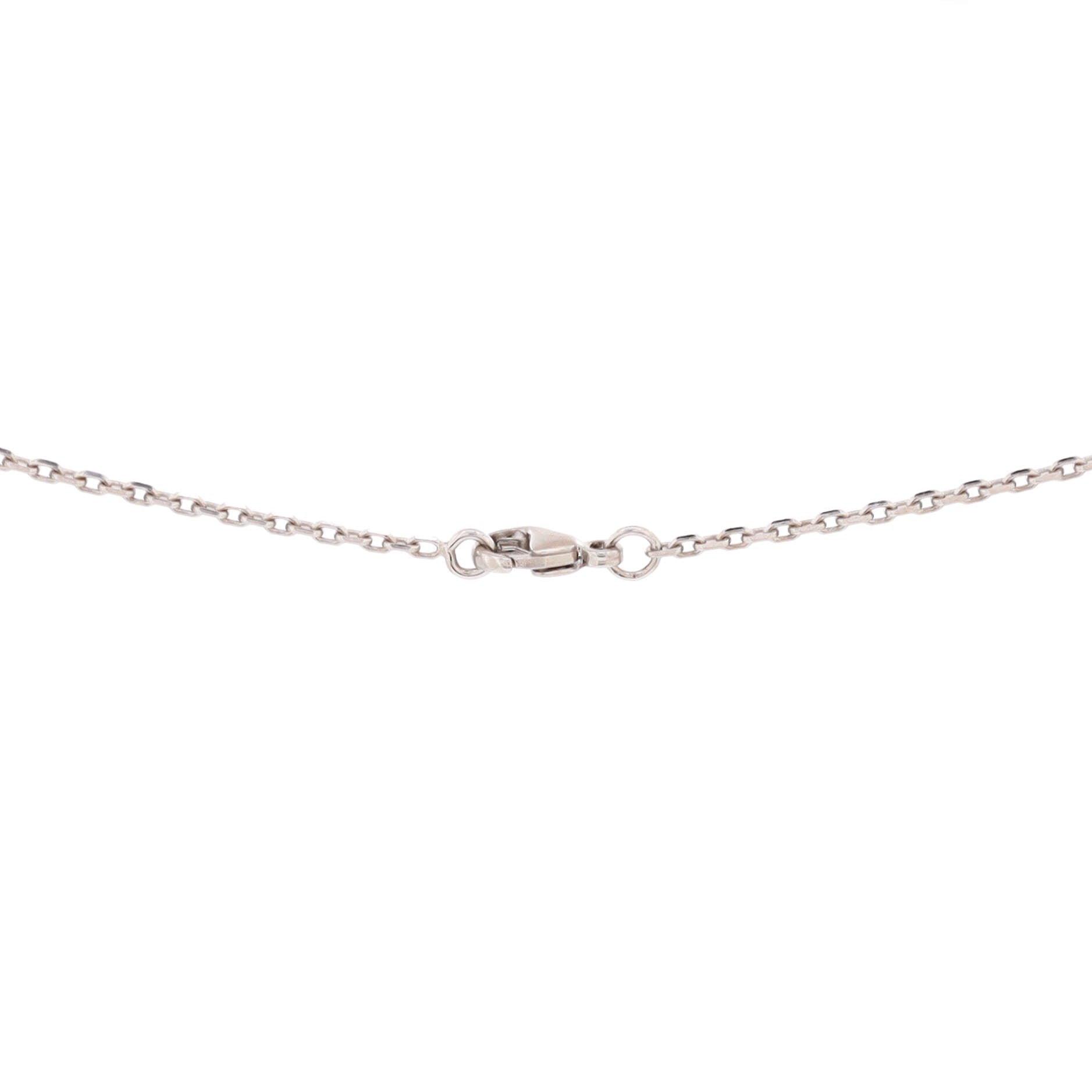 Pop H Pendant Chain Necklace Metal and Enamel Mini