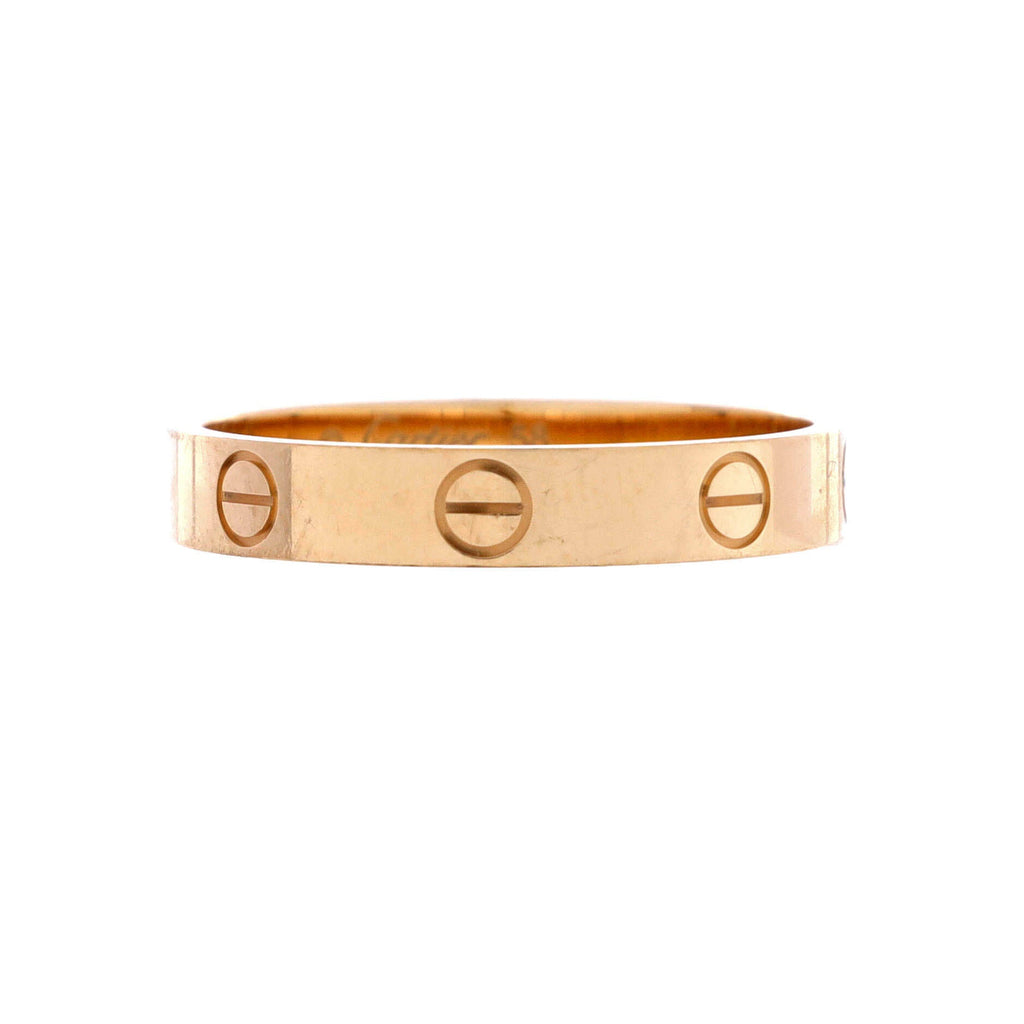 Love Wedding Band Ring 18K Yellow Gold