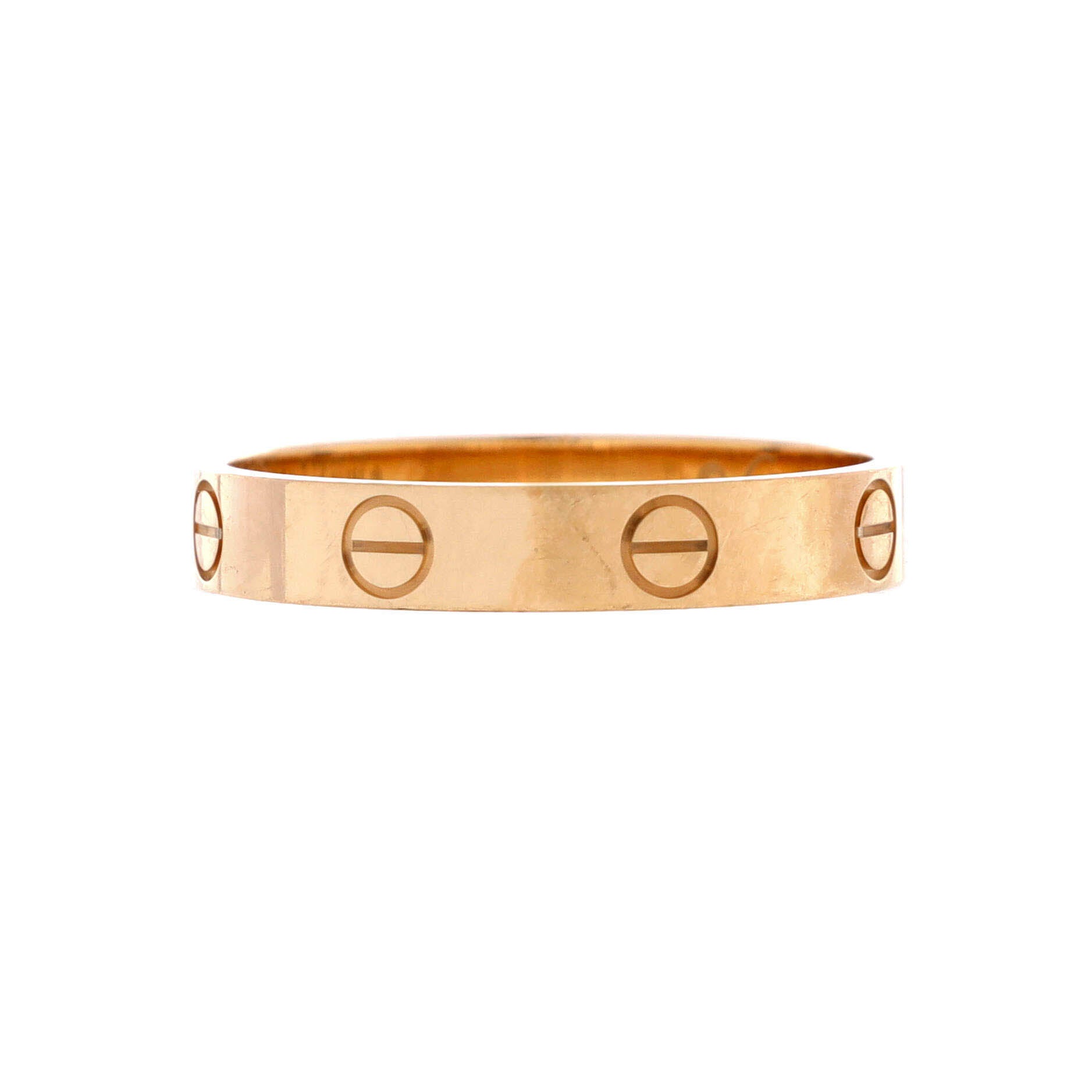 Love Wedding Band Ring 18K Yellow Gold