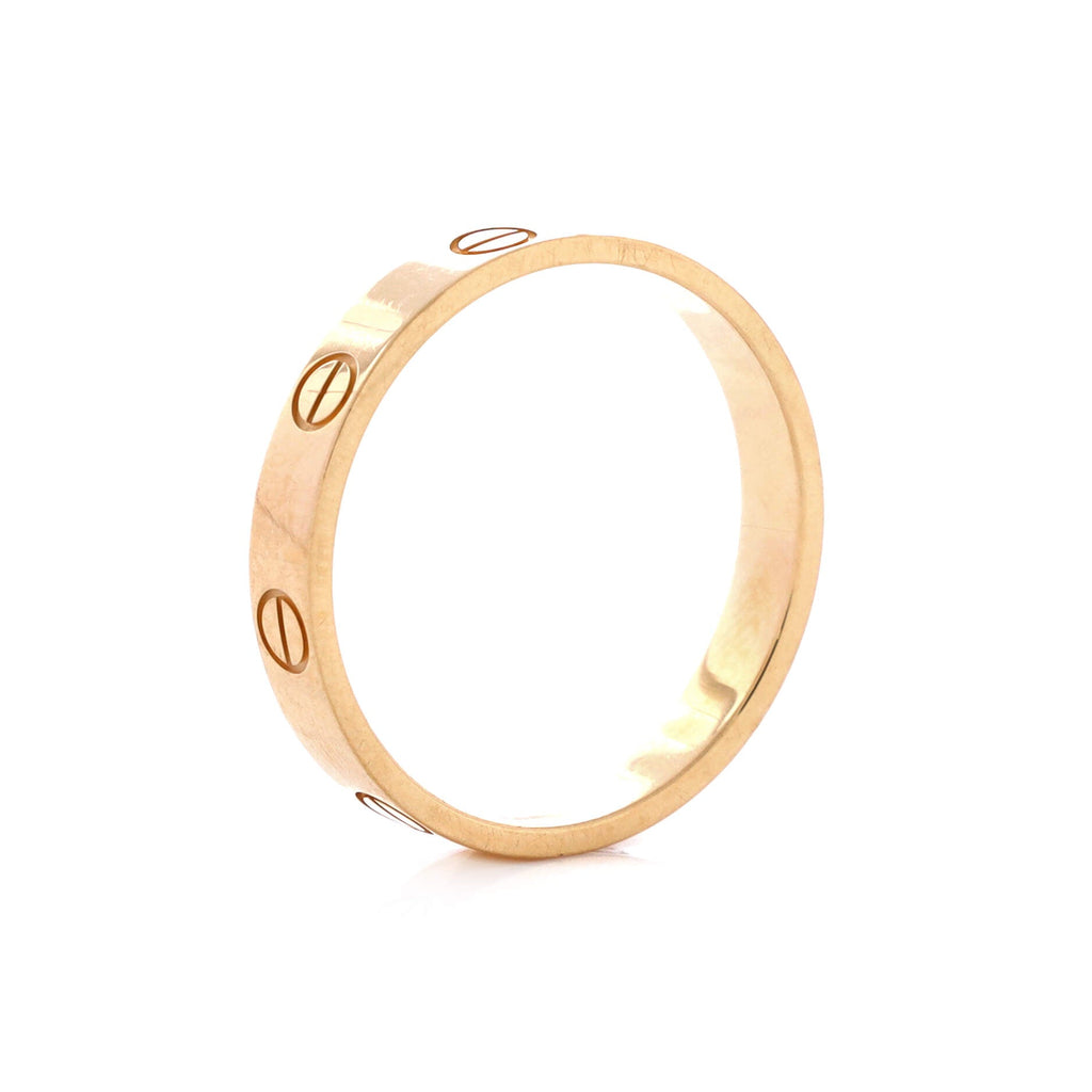 Love Wedding Band Ring 18K Yellow Gold
