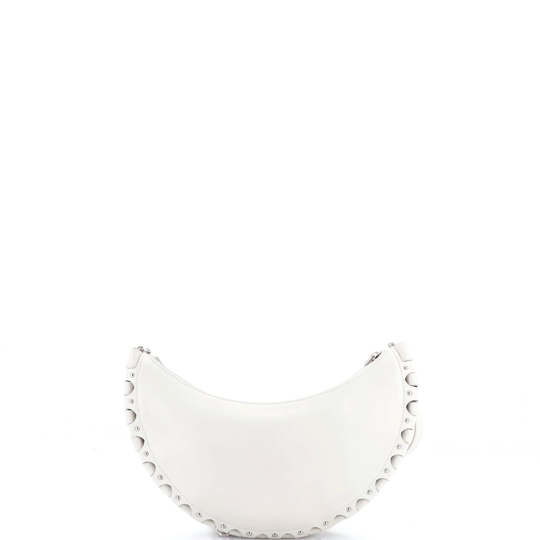 Demi Lune Chain Bag Studded Leather